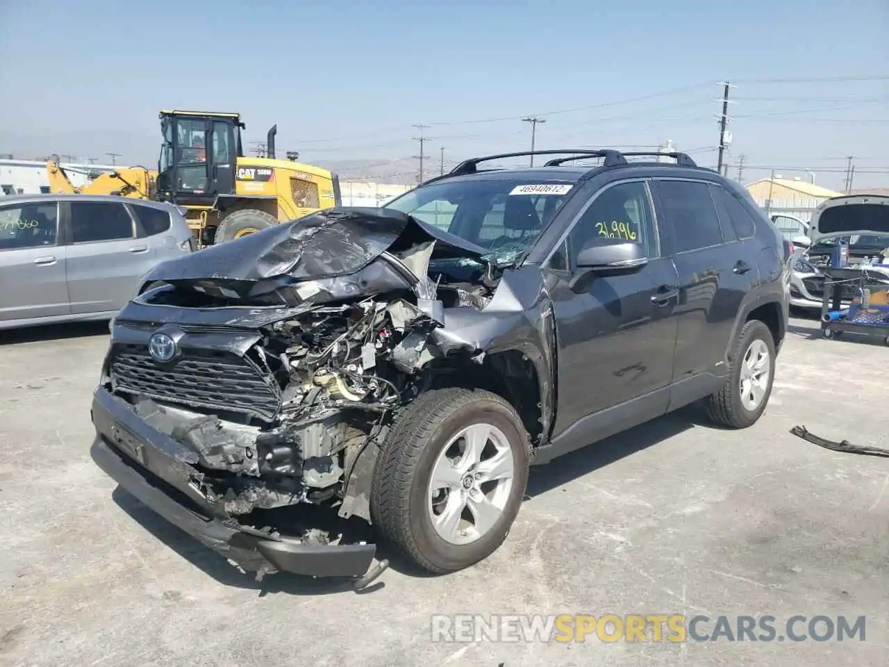 2 Фотография поврежденного автомобиля JTMMWRFV7KD003626 TOYOTA RAV4 2019