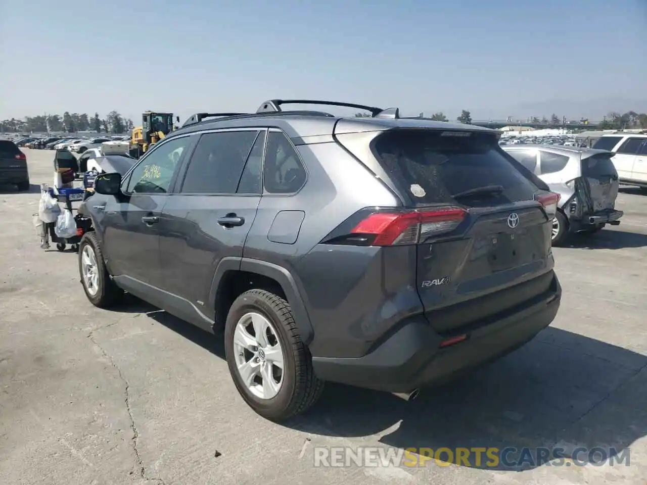 3 Фотография поврежденного автомобиля JTMMWRFV7KD003626 TOYOTA RAV4 2019