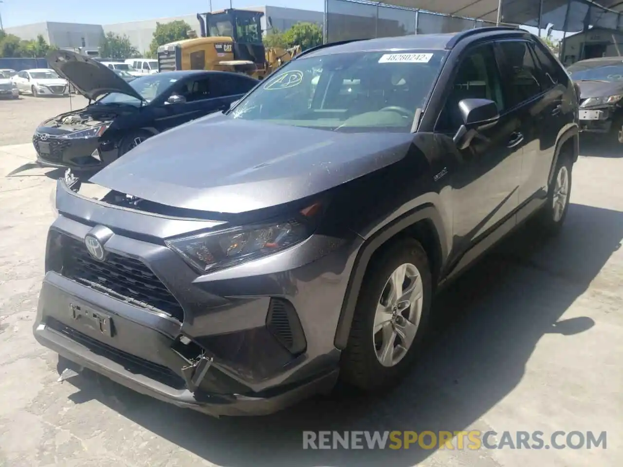 2 Фотография поврежденного автомобиля JTMMWRFV7KD007661 TOYOTA RAV4 2019