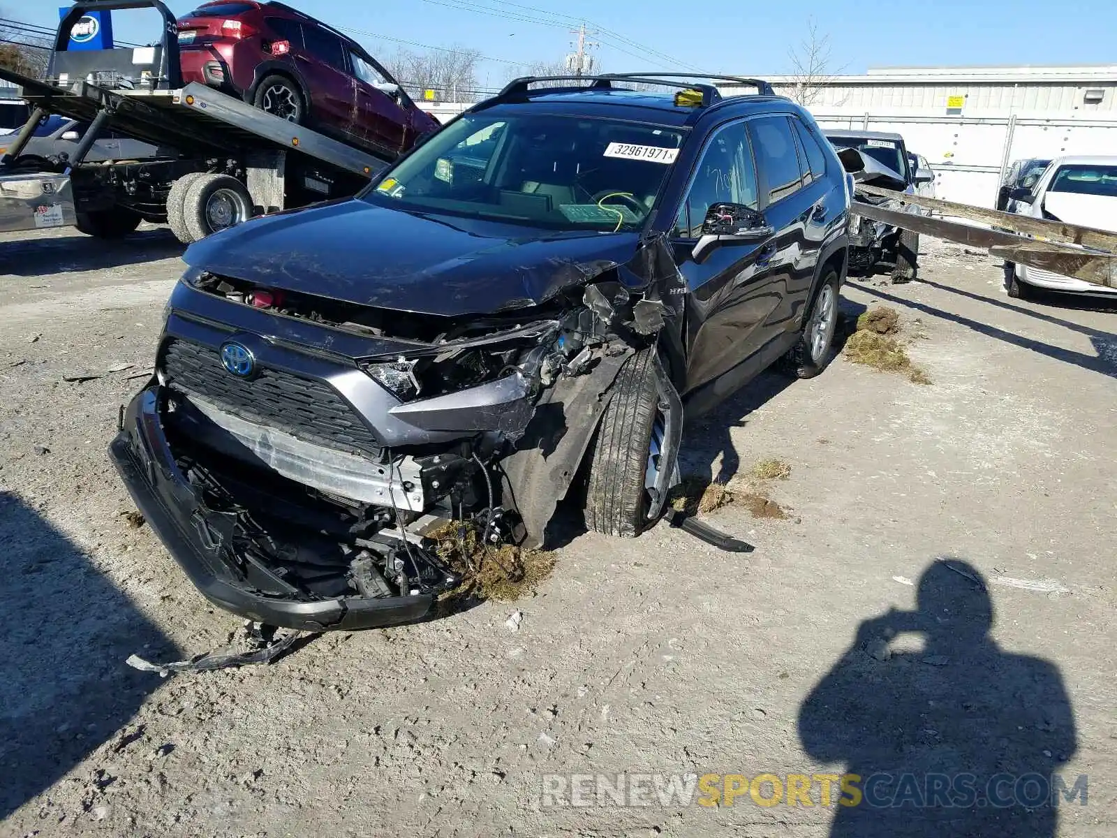 9 Фотография поврежденного автомобиля JTMMWRFV7KD016019 TOYOTA RAV4 2019