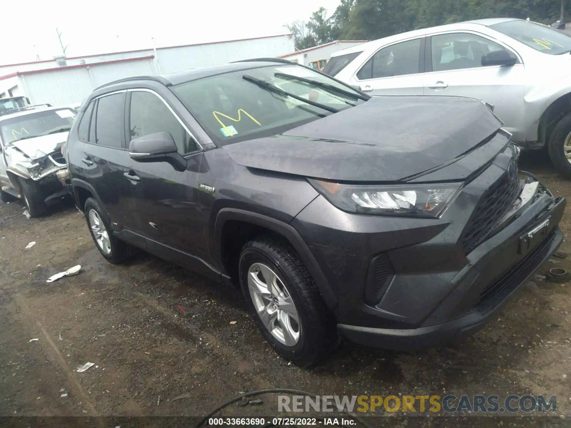 1 Photograph of a damaged car JTMMWRFV7KJ006785 TOYOTA RAV4 2019