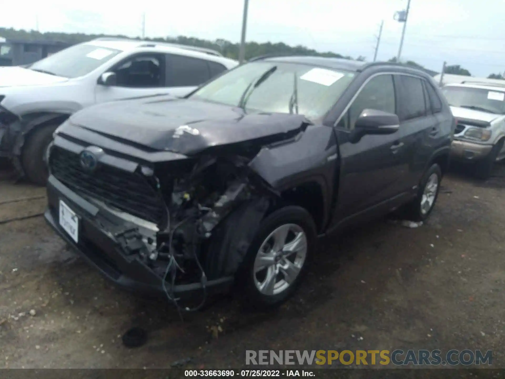 2 Фотография поврежденного автомобиля JTMMWRFV7KJ006785 TOYOTA RAV4 2019