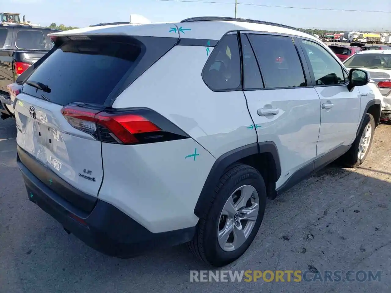 4 Photograph of a damaged car JTMMWRFV7KJ008228 TOYOTA RAV4 2019