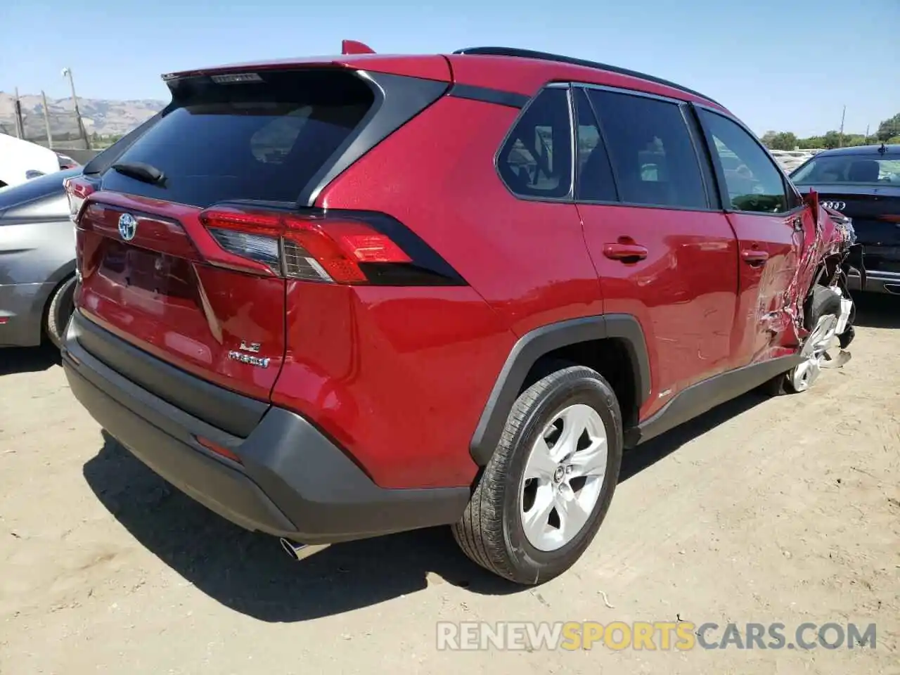 4 Photograph of a damaged car JTMMWRFV8KD004199 TOYOTA RAV4 2019