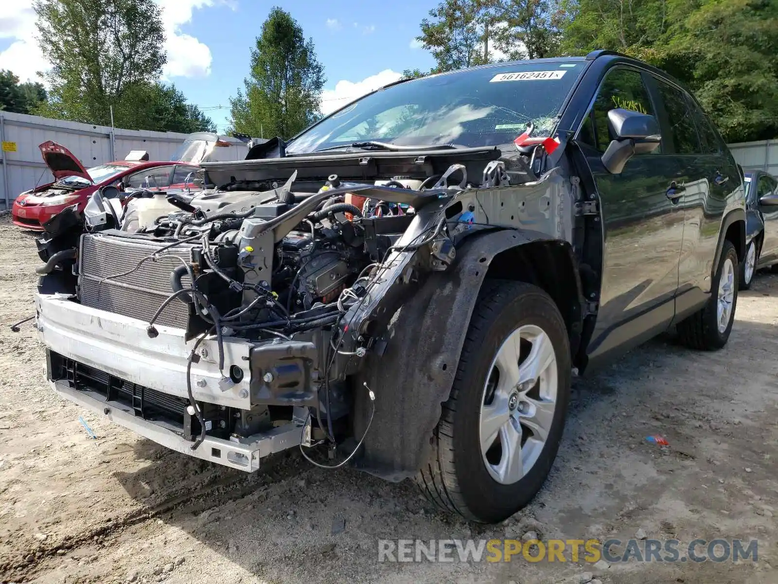 2 Photograph of a damaged car JTMMWRFV8KD008172 TOYOTA RAV4 2019