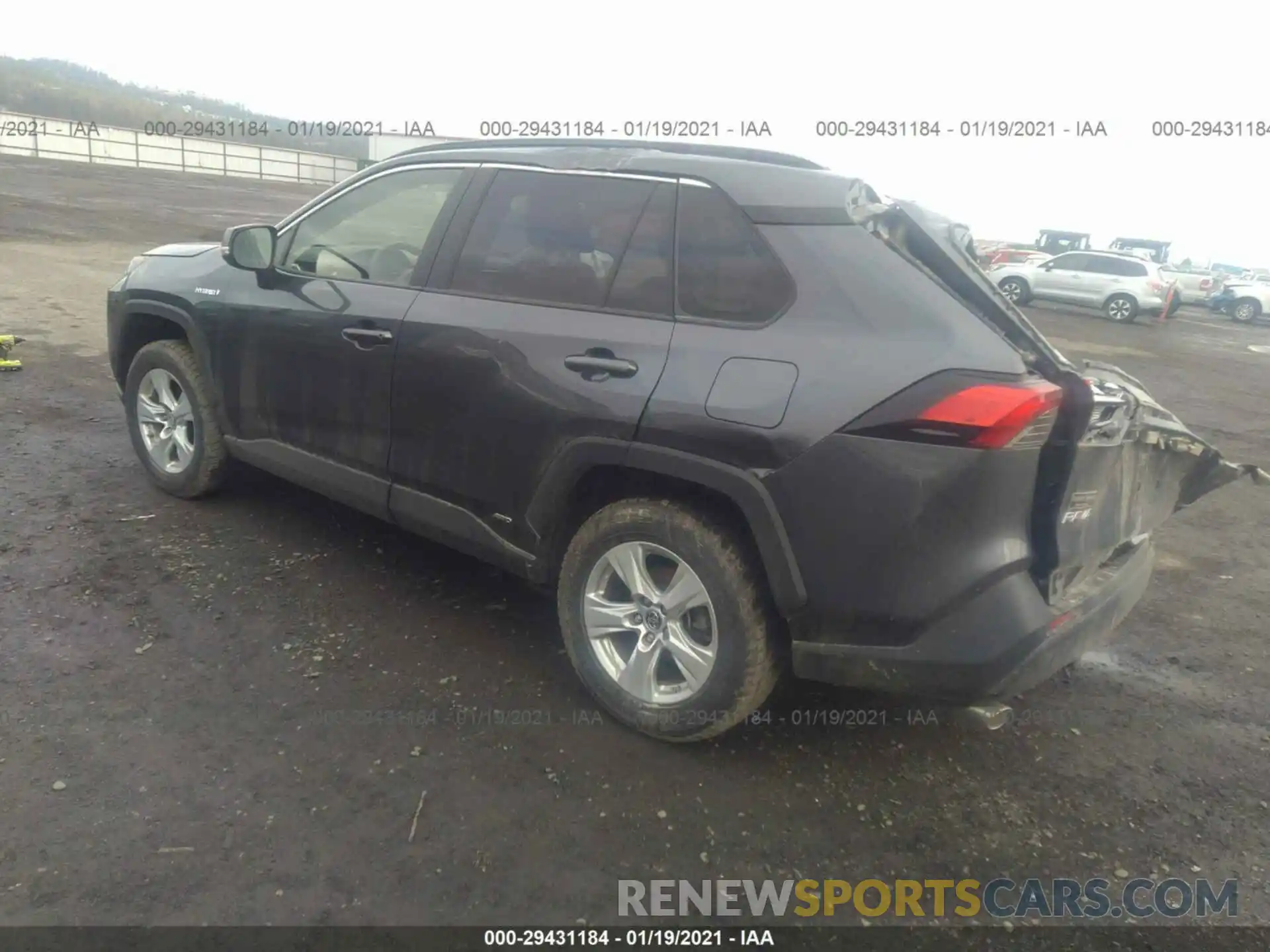 3 Фотография поврежденного автомобиля JTMMWRFV8KD021505 TOYOTA RAV4 2019