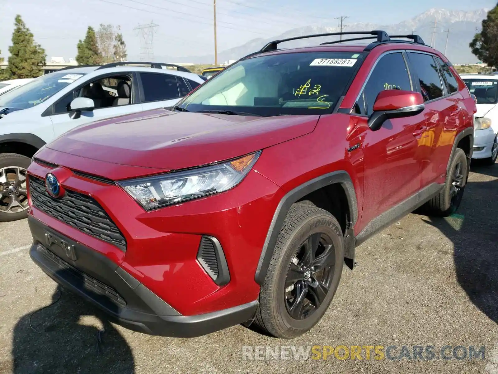 2 Photograph of a damaged car JTMMWRFV8KD029829 TOYOTA RAV4 2019