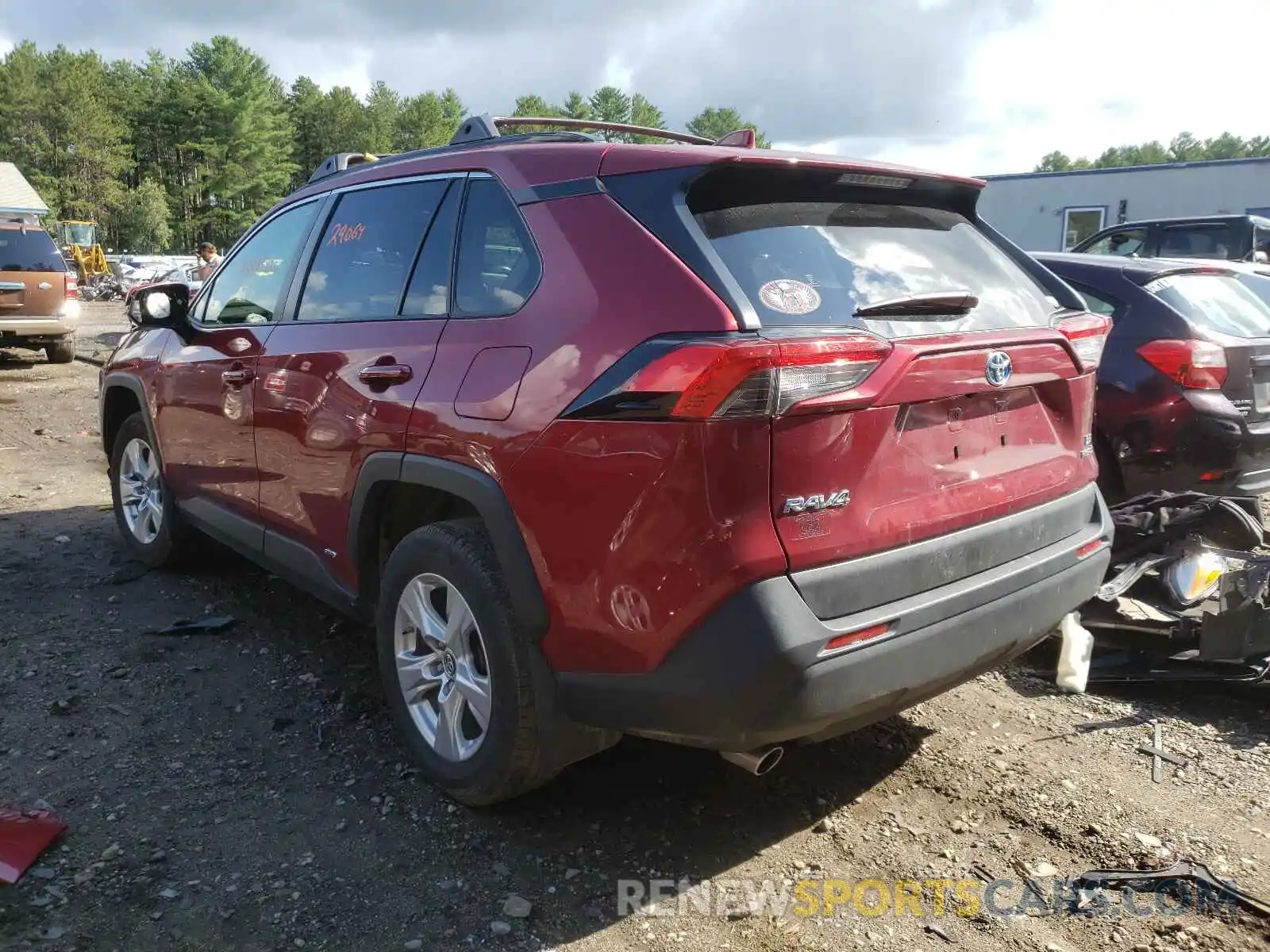 3 Фотография поврежденного автомобиля JTMMWRFV8KJ005774 TOYOTA RAV4 2019