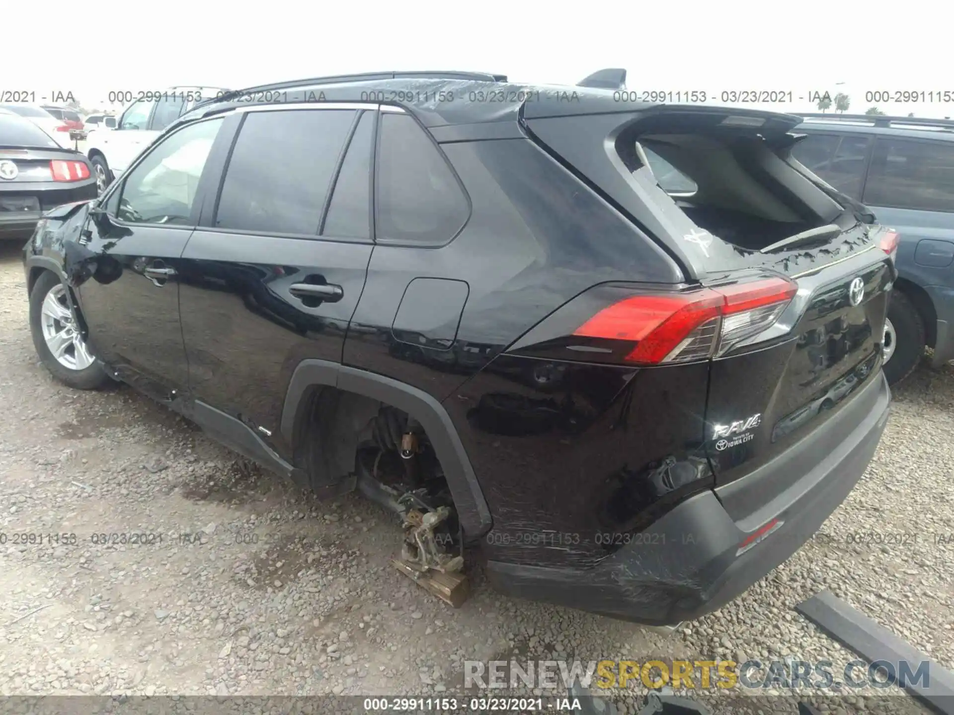 3 Фотография поврежденного автомобиля JTMMWRFV8KJ007718 TOYOTA RAV4 2019