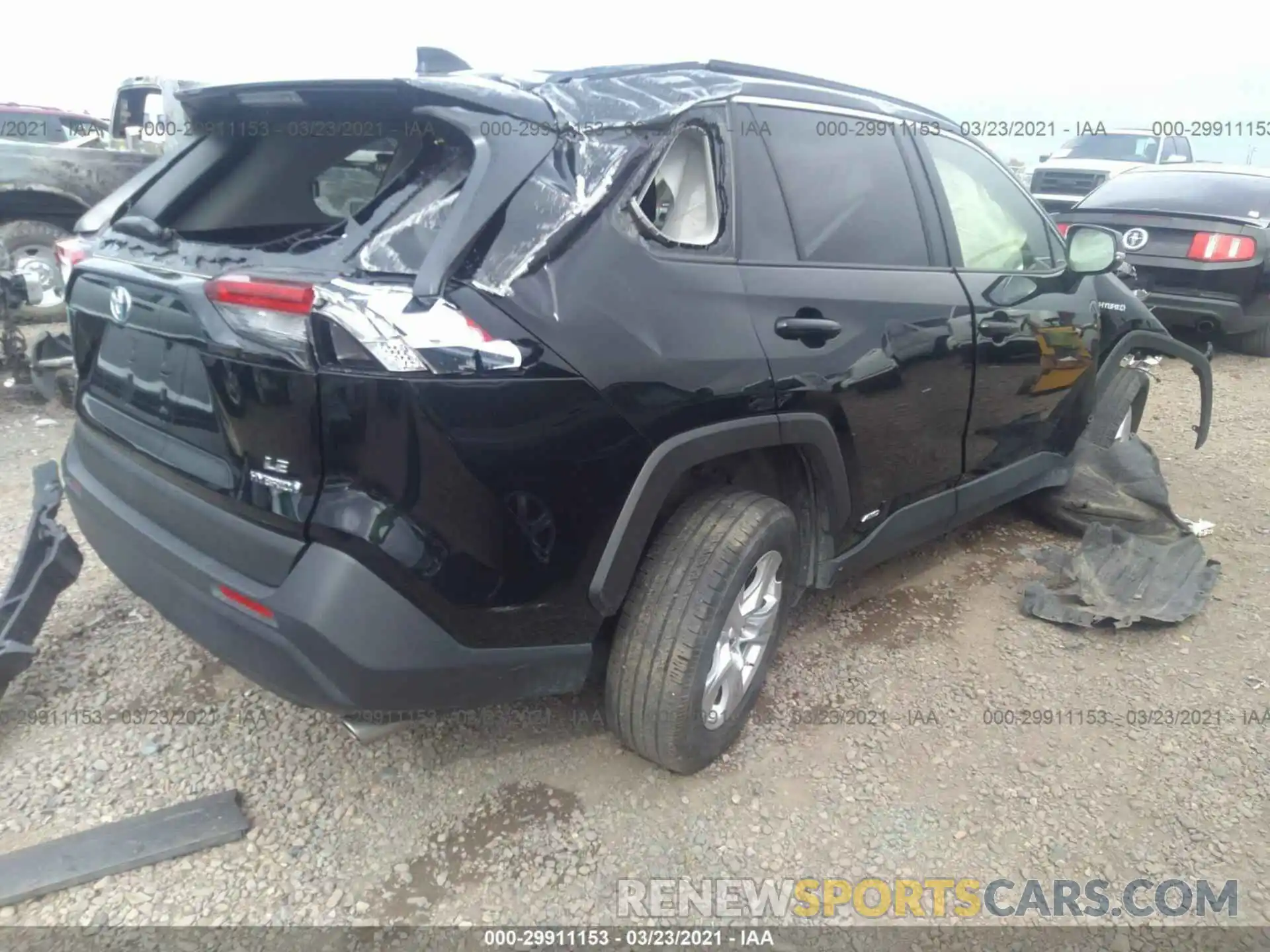 4 Фотография поврежденного автомобиля JTMMWRFV8KJ007718 TOYOTA RAV4 2019