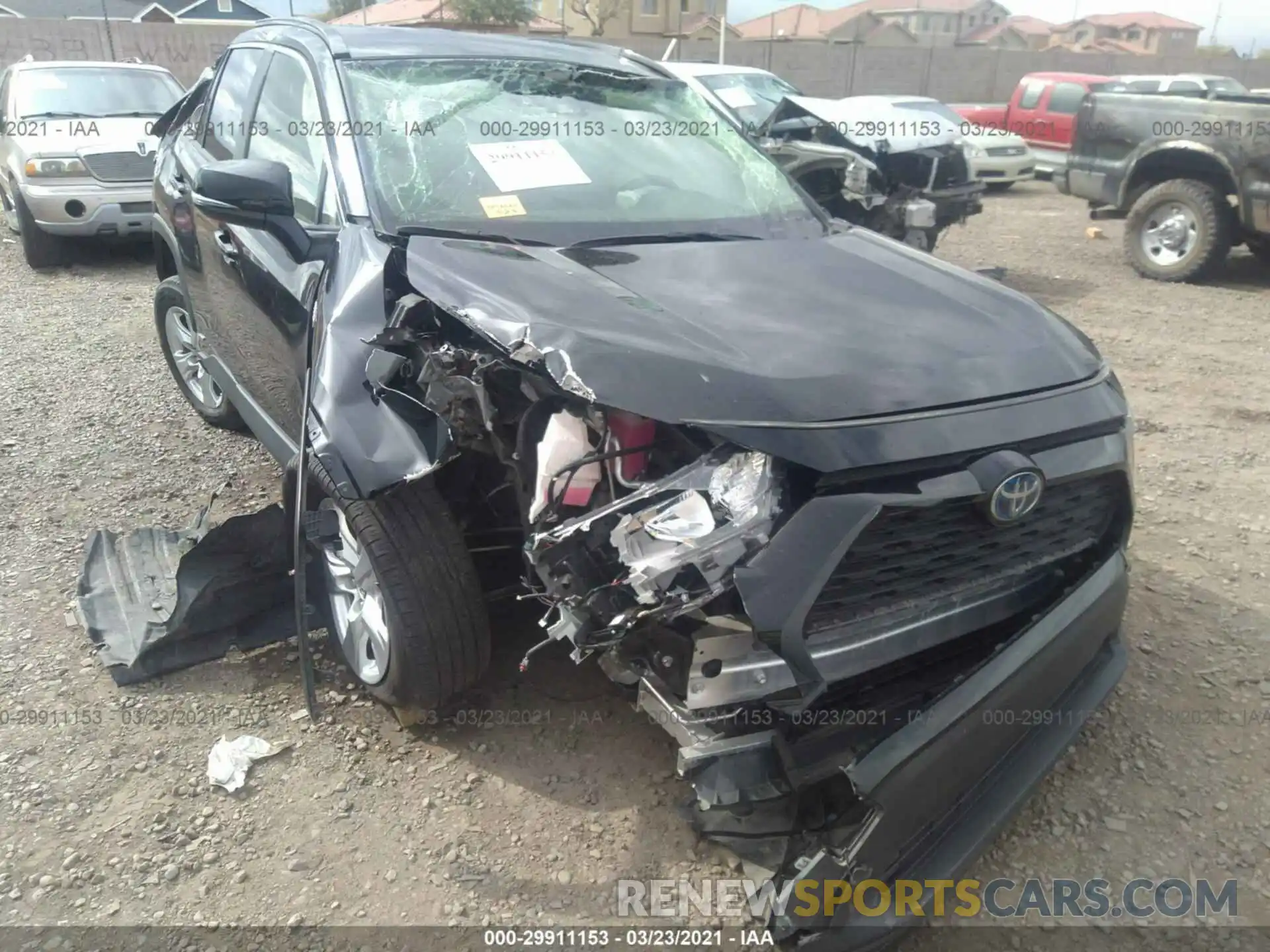 6 Photograph of a damaged car JTMMWRFV8KJ007718 TOYOTA RAV4 2019