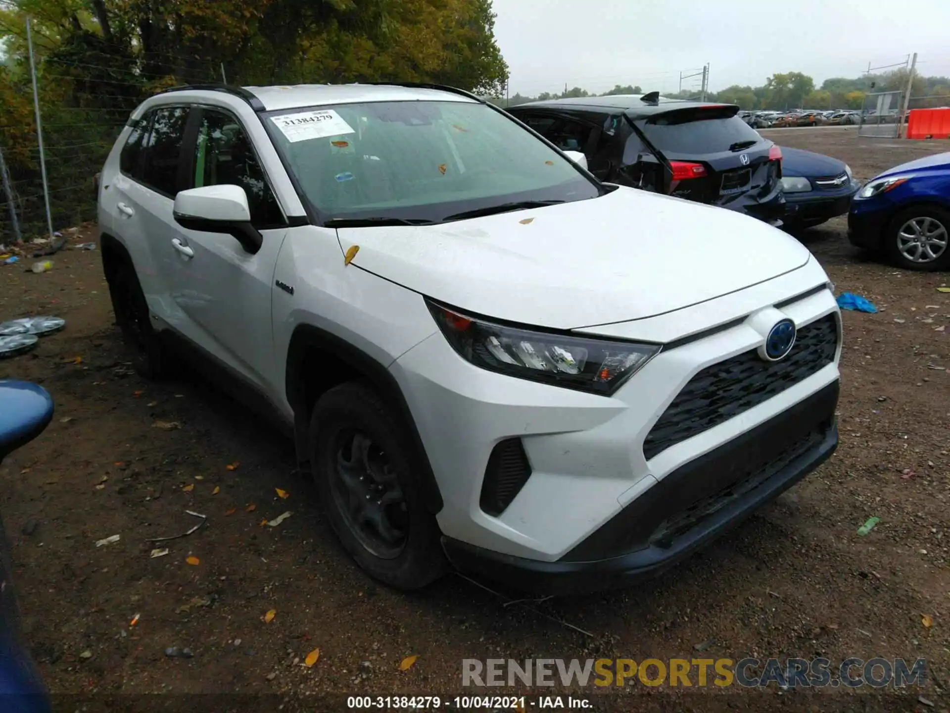 1 Photograph of a damaged car JTMMWRFV9KD005619 TOYOTA RAV4 2019