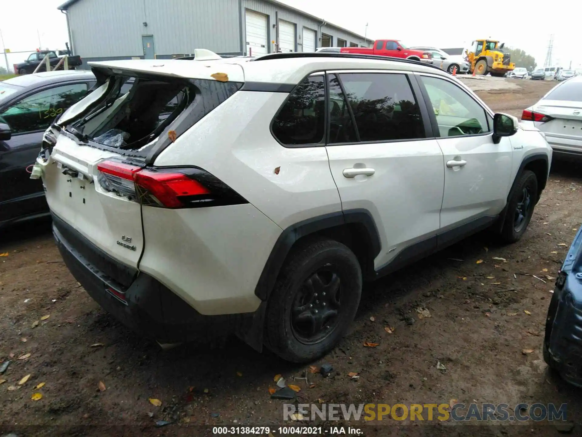 4 Photograph of a damaged car JTMMWRFV9KD005619 TOYOTA RAV4 2019