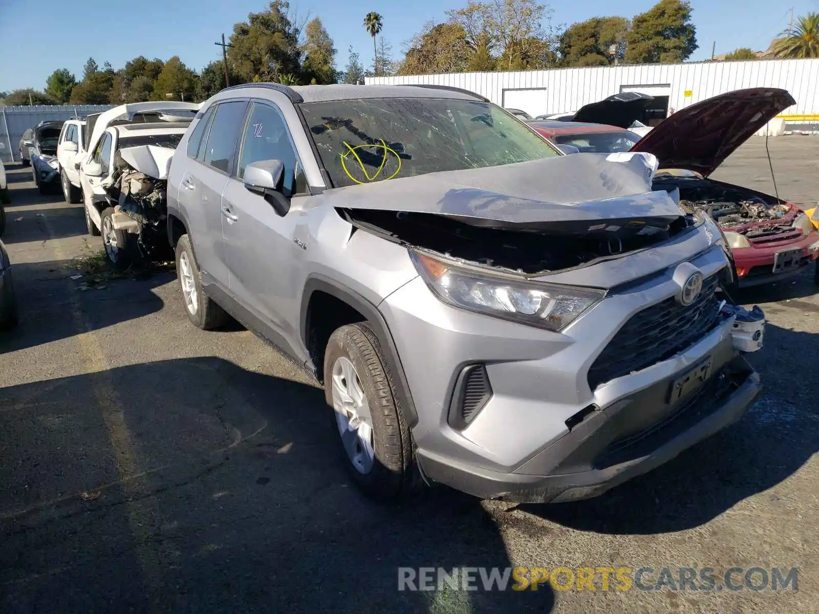 1 Photograph of a damaged car JTMMWRFV9KD009119 TOYOTA RAV4 2019