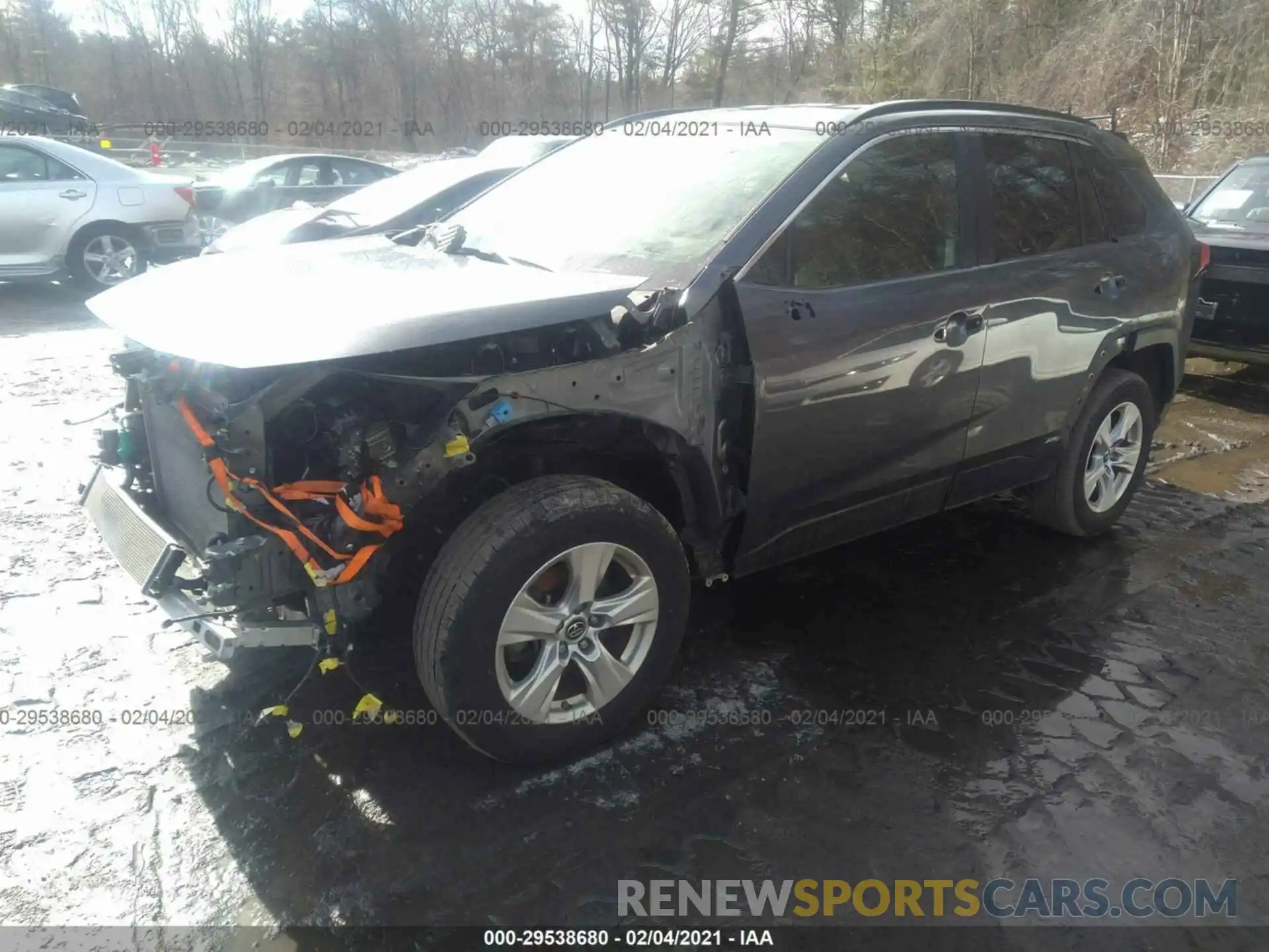 2 Photograph of a damaged car JTMMWRFV9KD021903 TOYOTA RAV4 2019