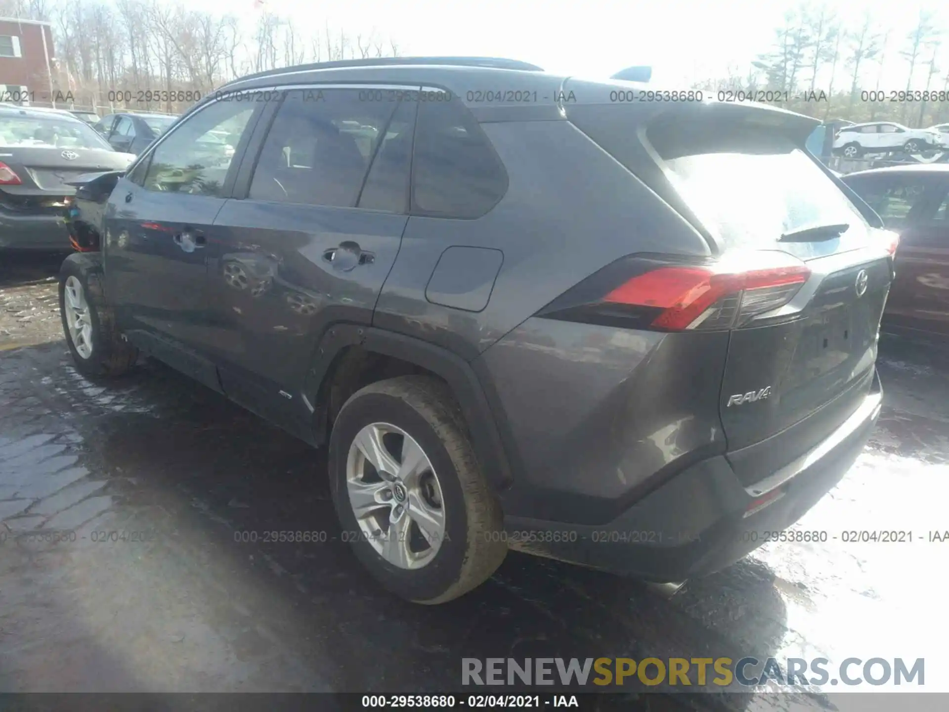 3 Photograph of a damaged car JTMMWRFV9KD021903 TOYOTA RAV4 2019