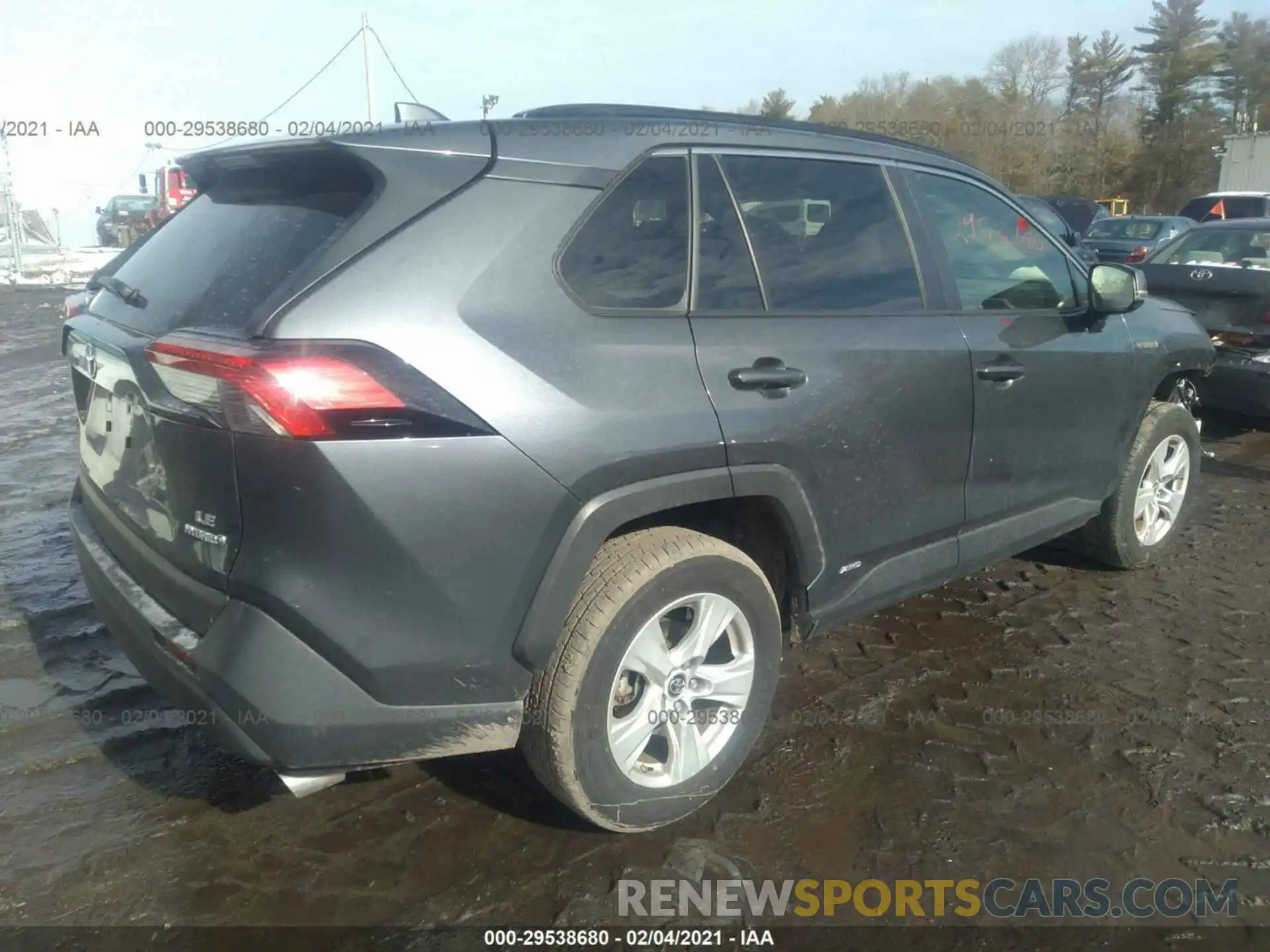 4 Фотография поврежденного автомобиля JTMMWRFV9KD021903 TOYOTA RAV4 2019