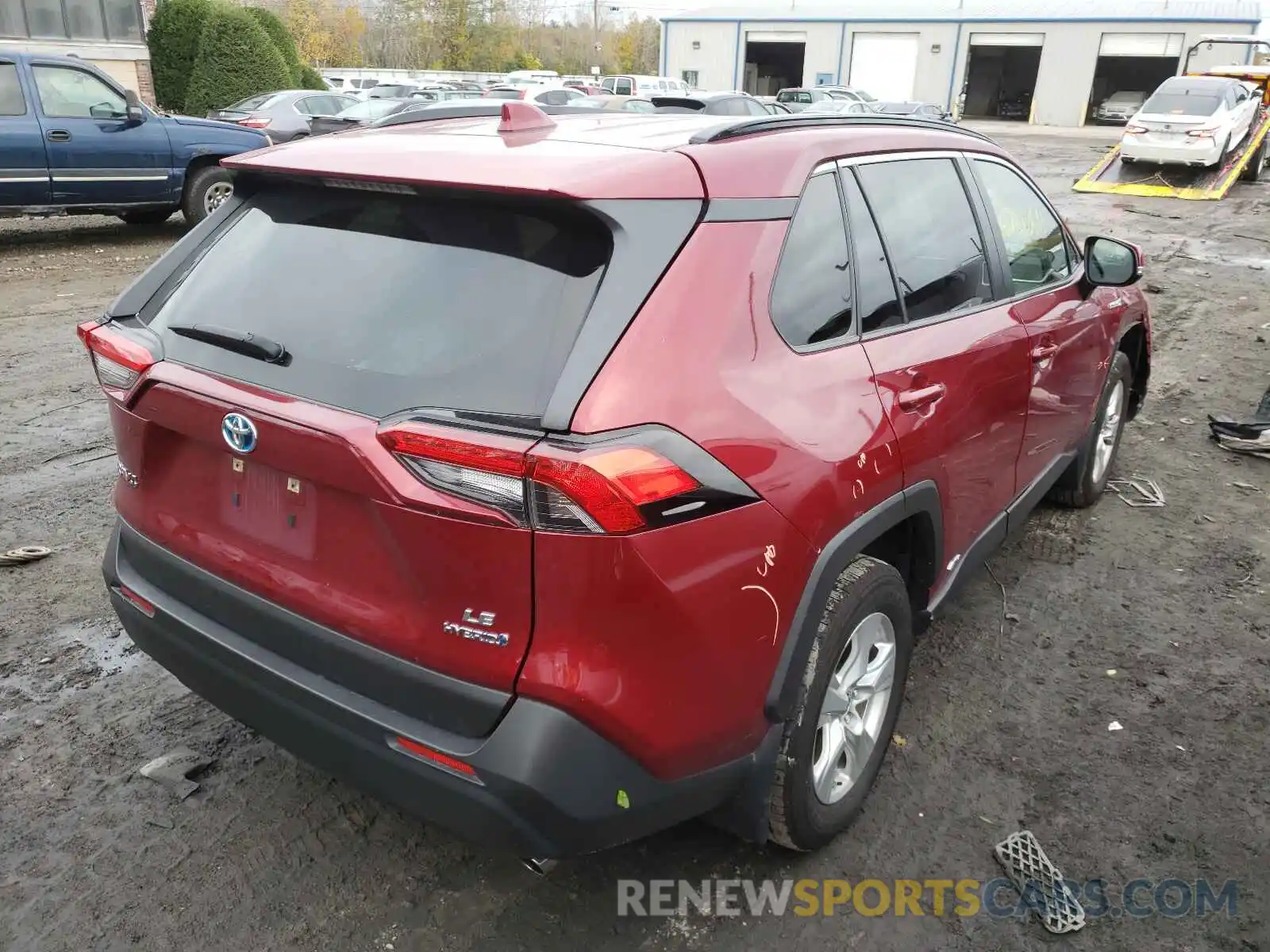 4 Photograph of a damaged car JTMMWRFV9KD036840 TOYOTA RAV4 2019