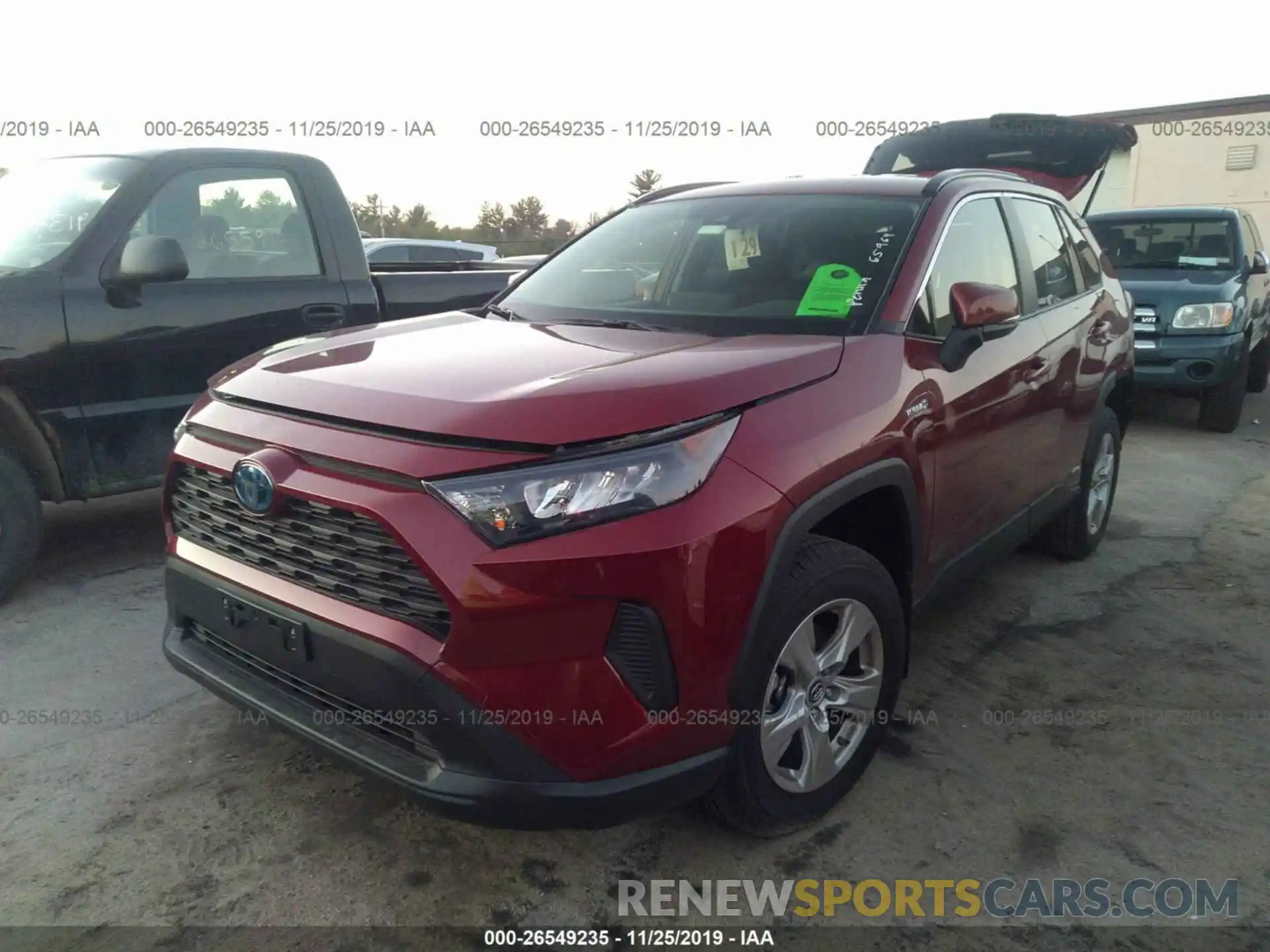 2 Фотография поврежденного автомобиля JTMMWRFV9KD515498 TOYOTA RAV4 2019