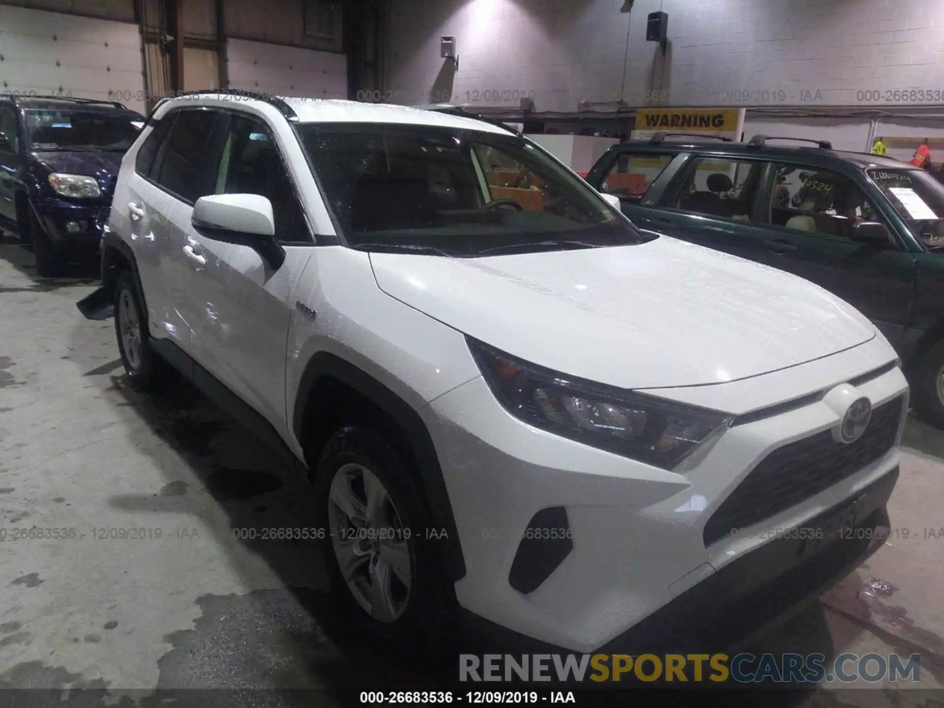 1 Photograph of a damaged car JTMMWRFV9KD519356 TOYOTA RAV4 2019