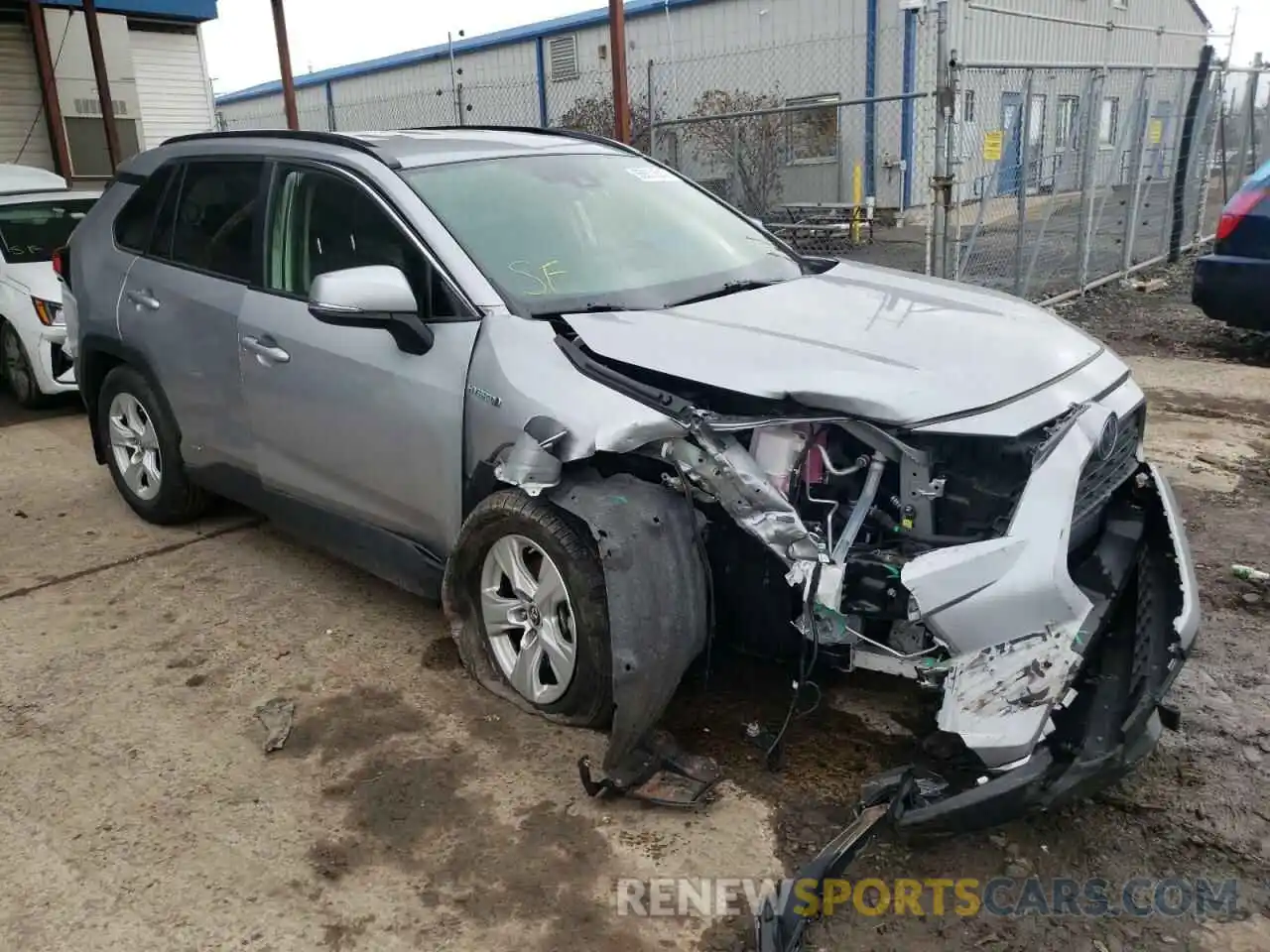 1 Photograph of a damaged car JTMMWRFVXKD006147 TOYOTA RAV4 2019