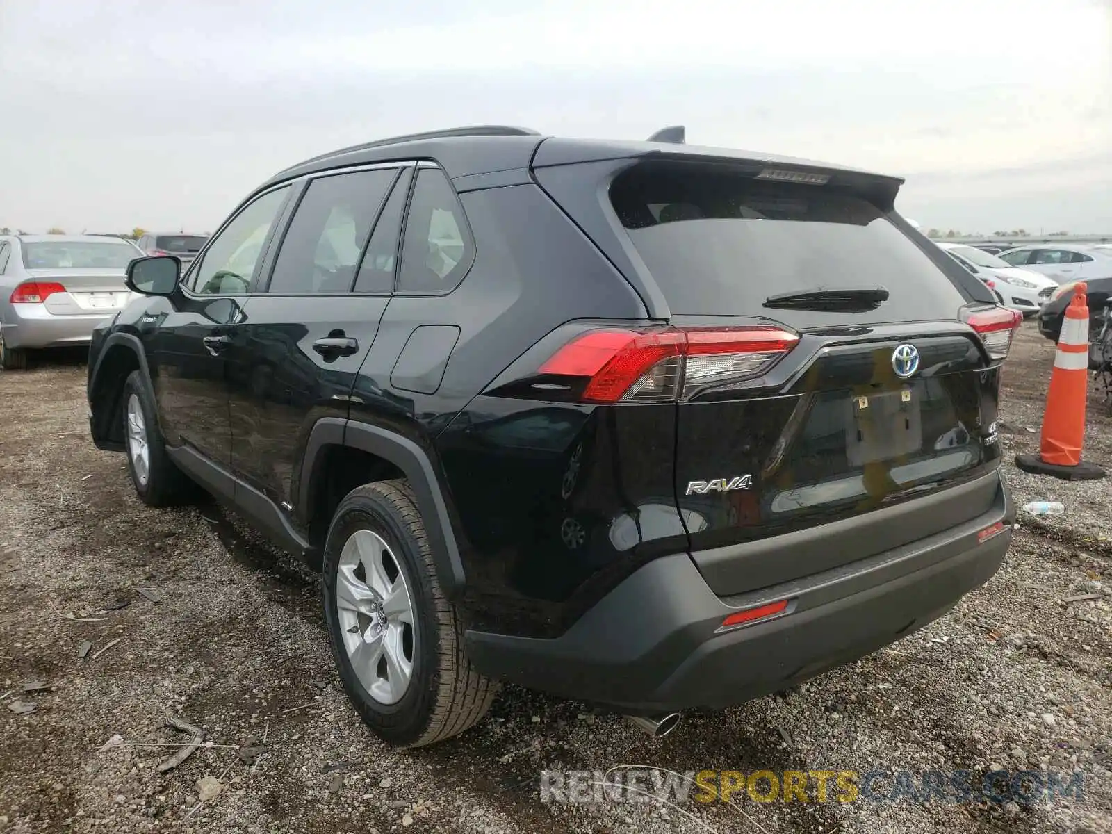 3 Фотография поврежденного автомобиля JTMMWRFVXKD009145 TOYOTA RAV4 2019