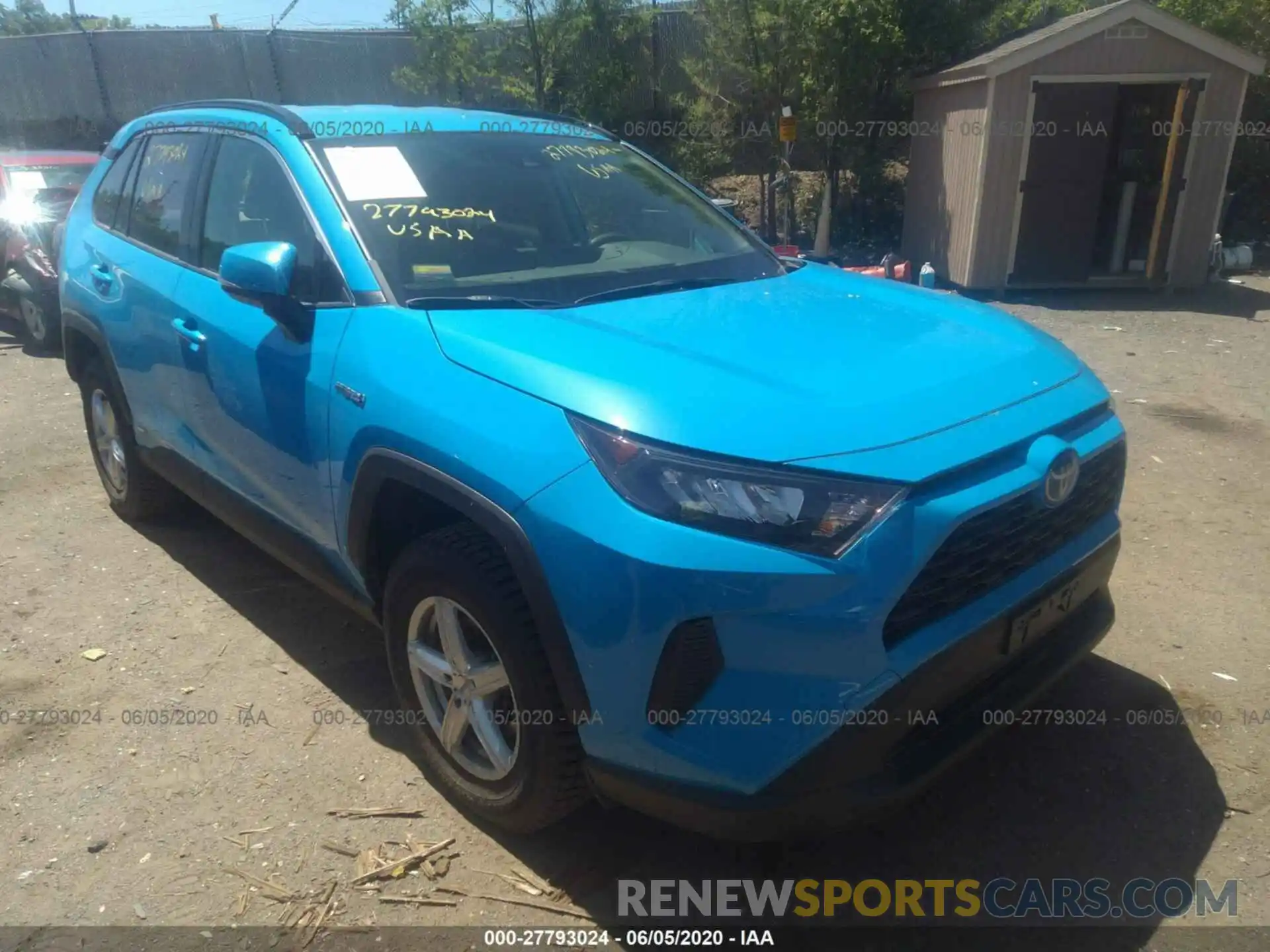 1 Photograph of a damaged car JTMMWRFVXKD024857 TOYOTA RAV4 2019