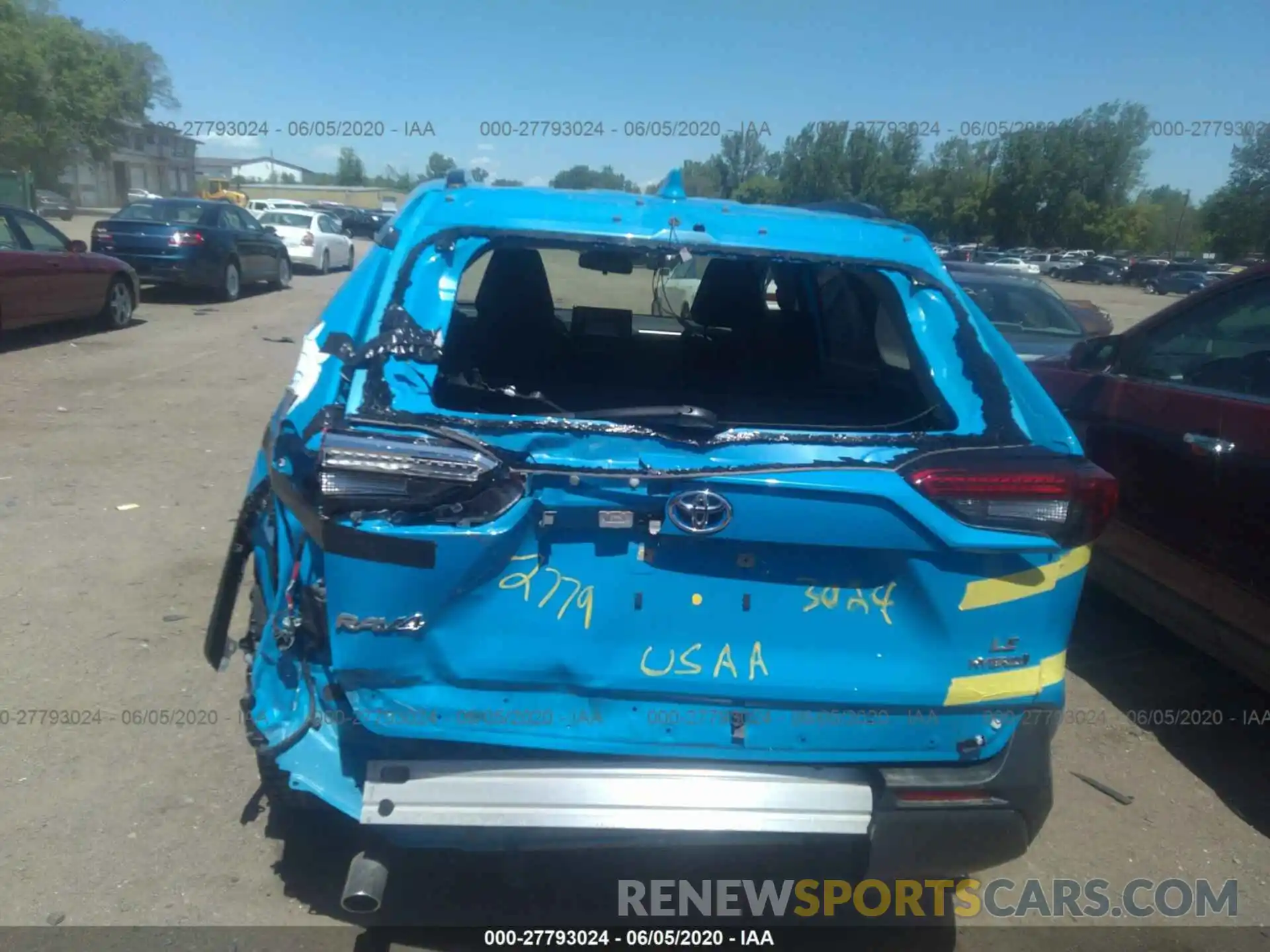 6 Photograph of a damaged car JTMMWRFVXKD024857 TOYOTA RAV4 2019