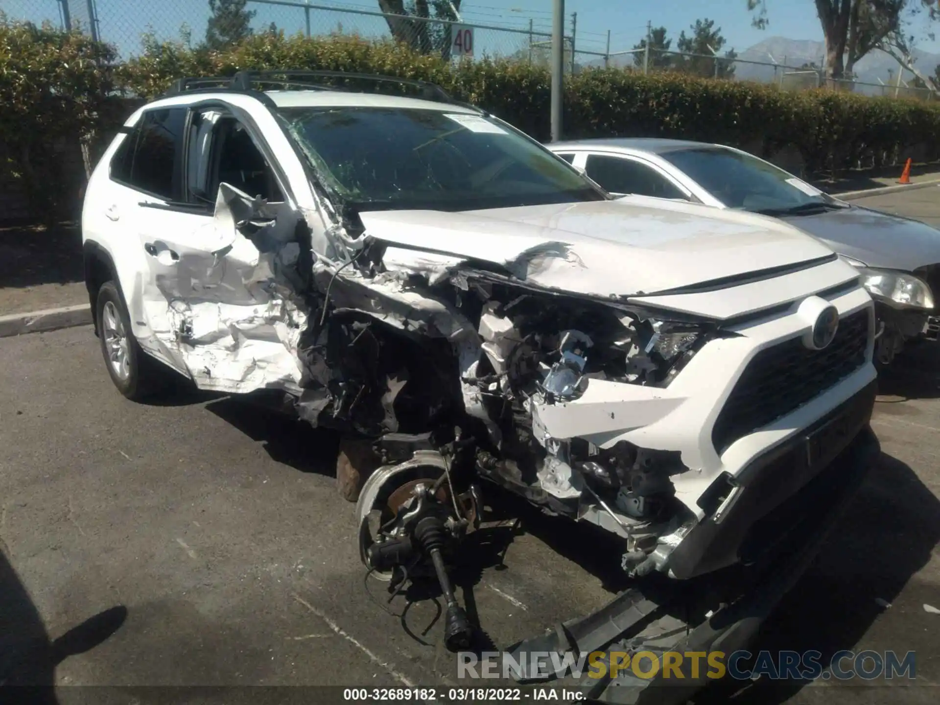 1 Photograph of a damaged car JTMMWRFVXKD025779 TOYOTA RAV4 2019