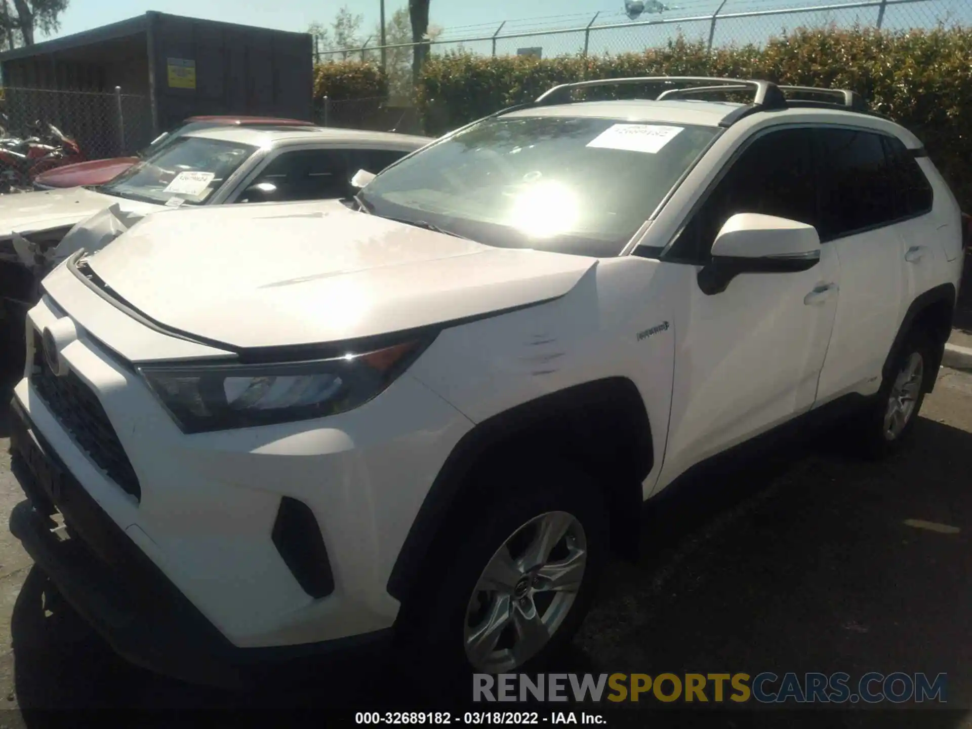 2 Photograph of a damaged car JTMMWRFVXKD025779 TOYOTA RAV4 2019