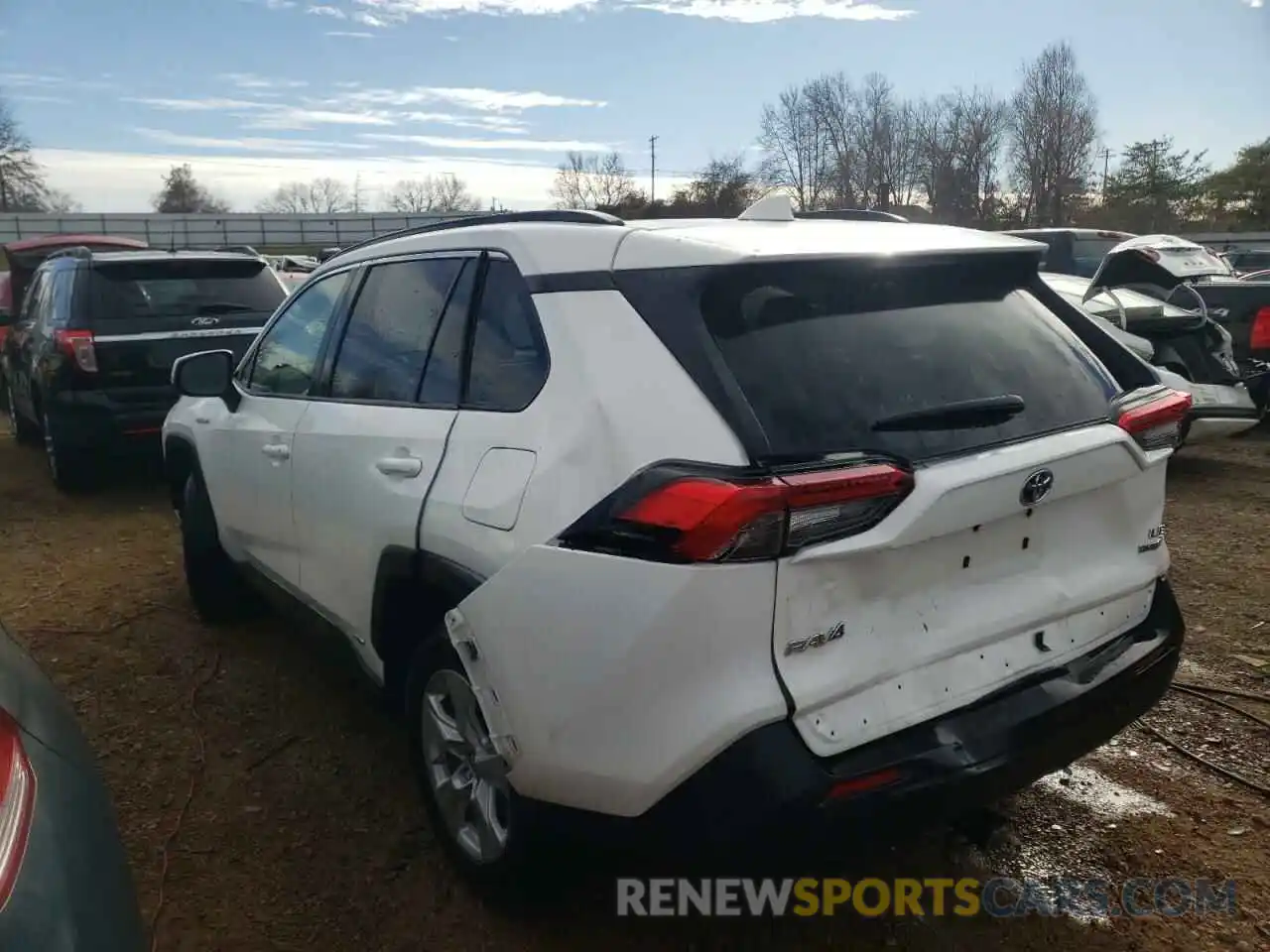 3 Photograph of a damaged car JTMMWRFVXKD027726 TOYOTA RAV4 2019