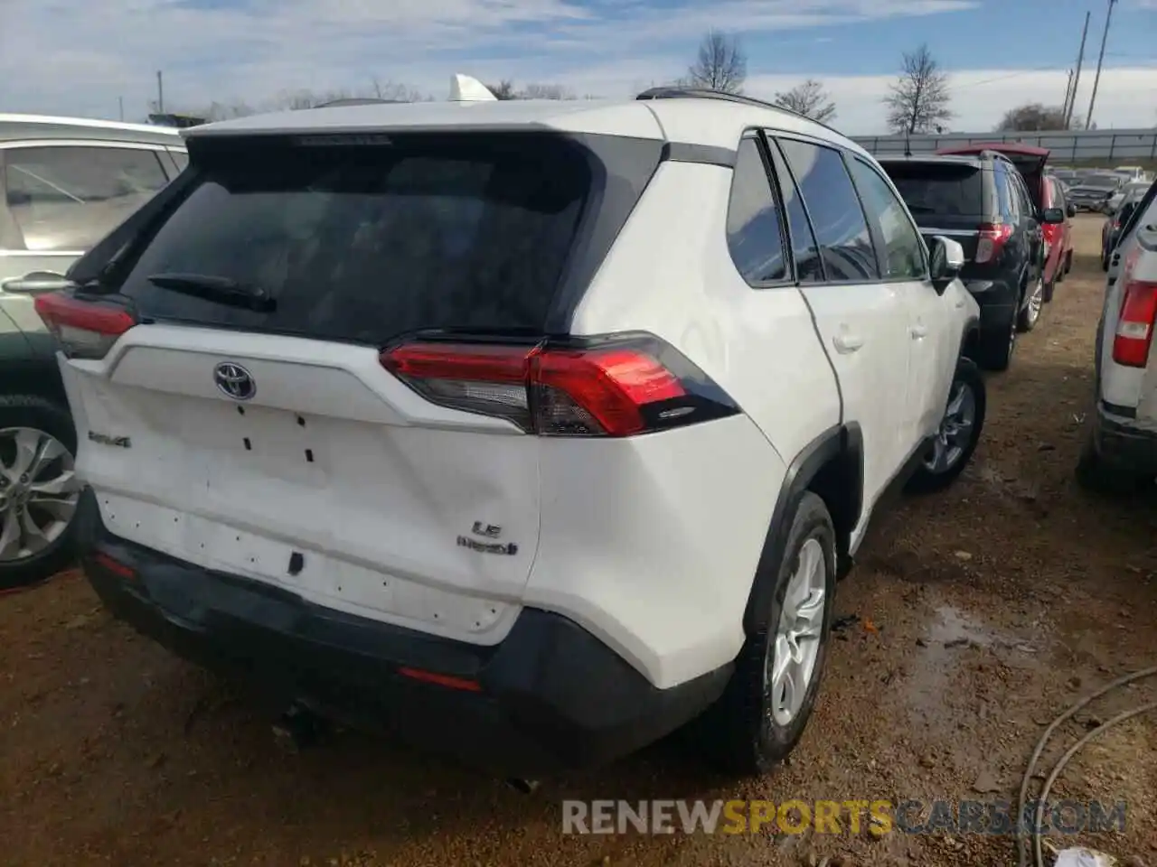 4 Фотография поврежденного автомобиля JTMMWRFVXKD027726 TOYOTA RAV4 2019