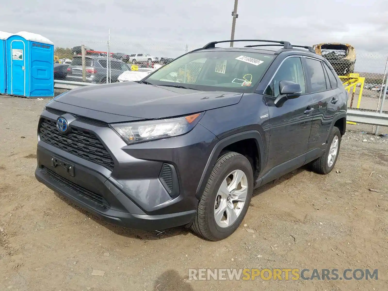 2 Фотография поврежденного автомобиля JTMMWRFVXKD032246 TOYOTA RAV4 2019