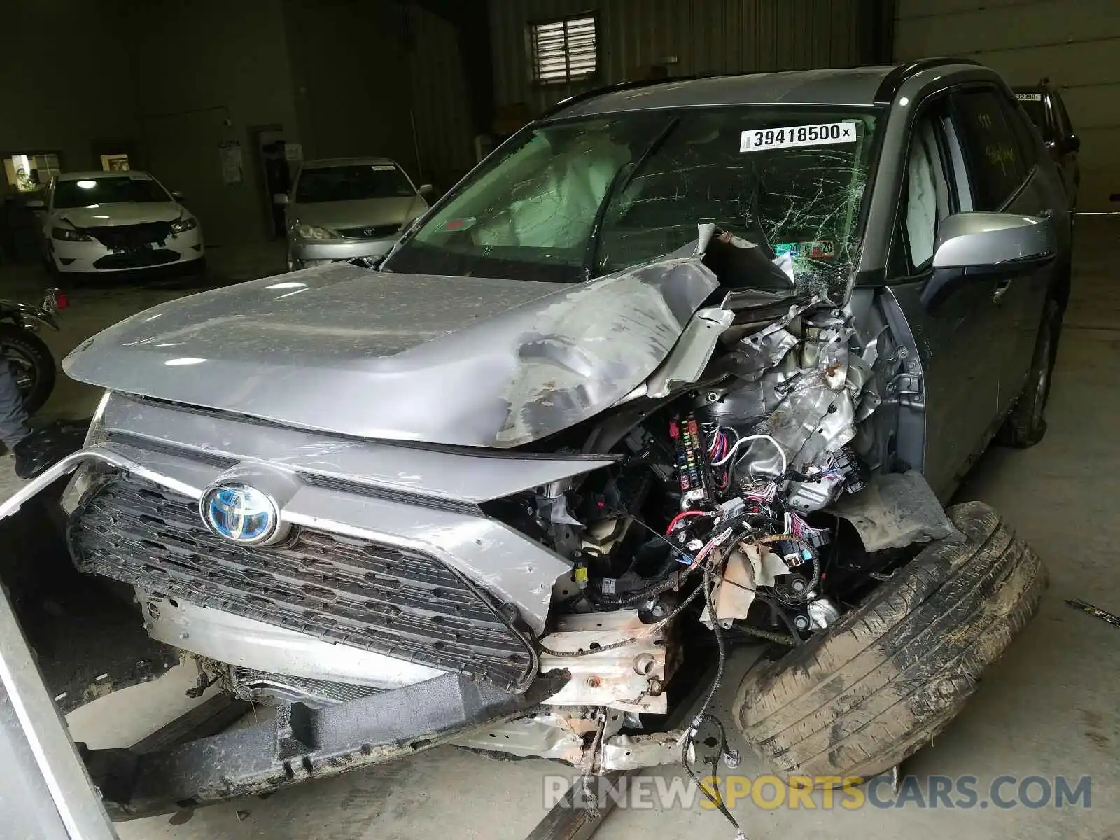 2 Photograph of a damaged car JTMMWRFVXKD035082 TOYOTA RAV4 2019