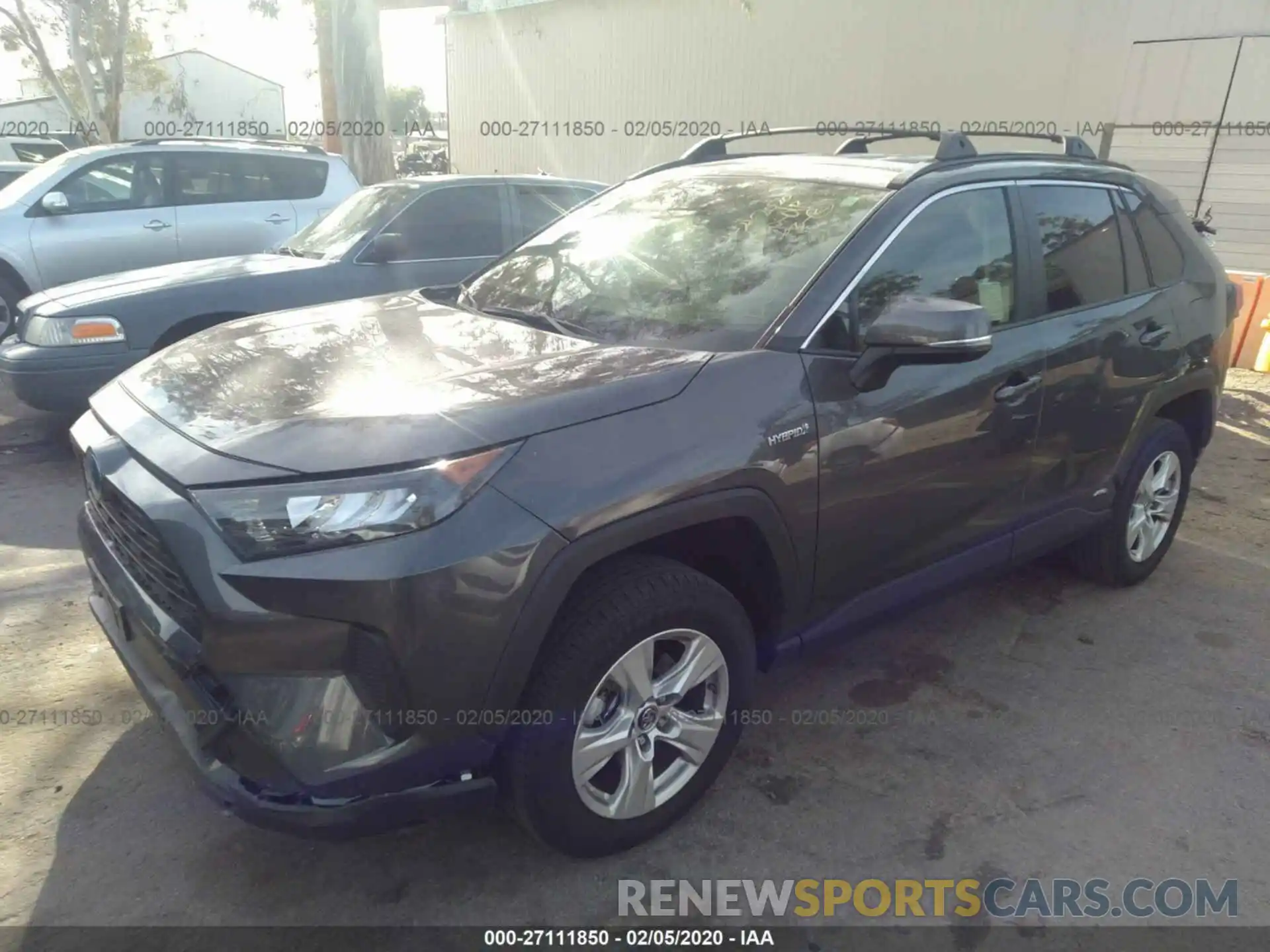 2 Фотография поврежденного автомобиля JTMMWRFVXKD035373 TOYOTA RAV4 2019