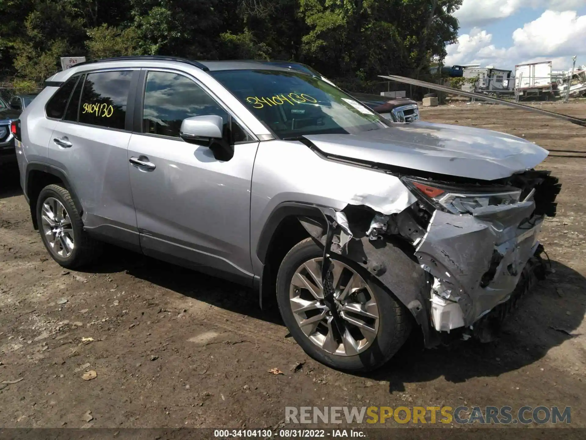 1 Photograph of a damaged car JTMN1RFV0KD041699 TOYOTA RAV4 2019