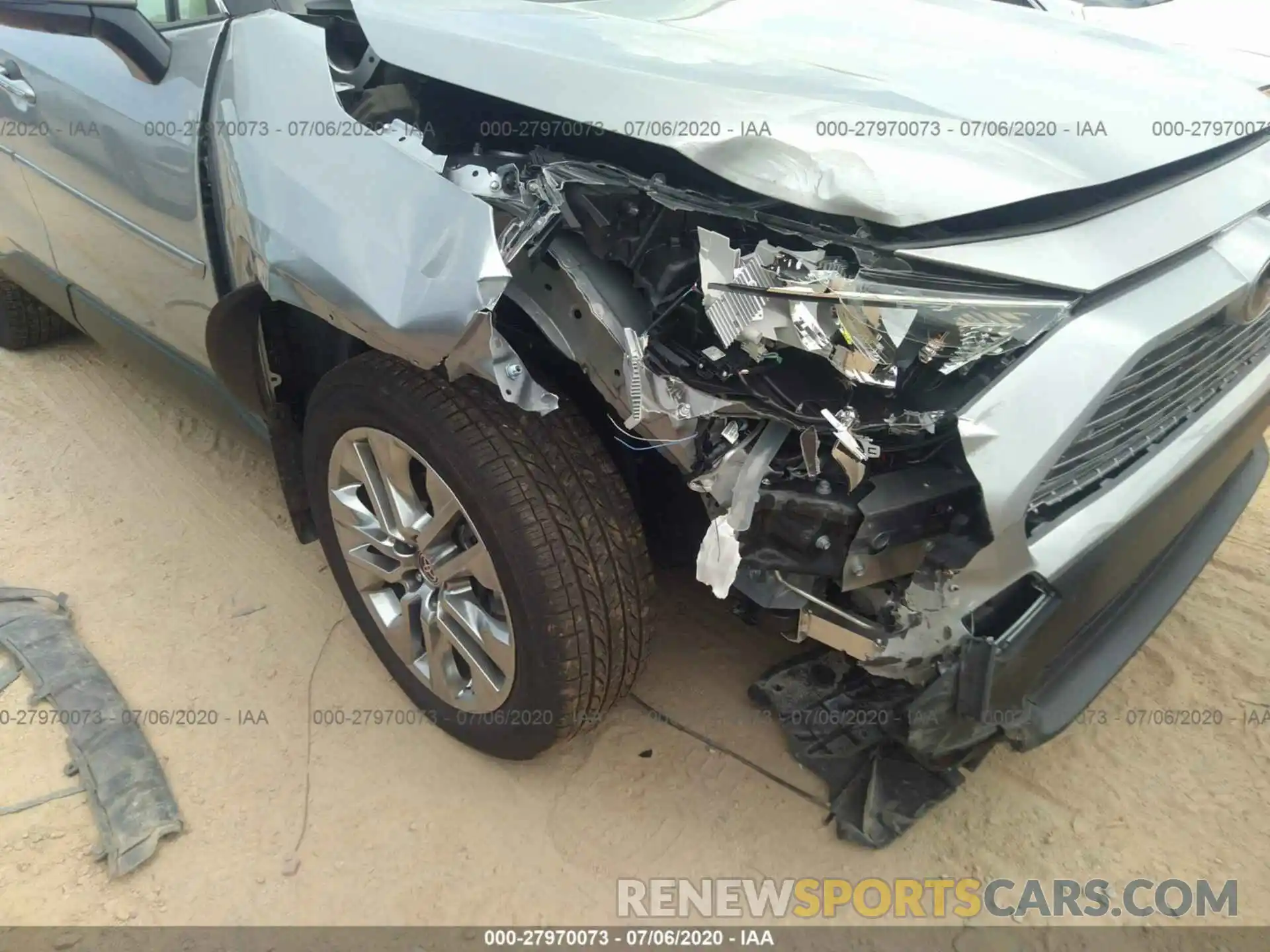 6 Photograph of a damaged car JTMN1RFV0KD045431 TOYOTA RAV4 2019