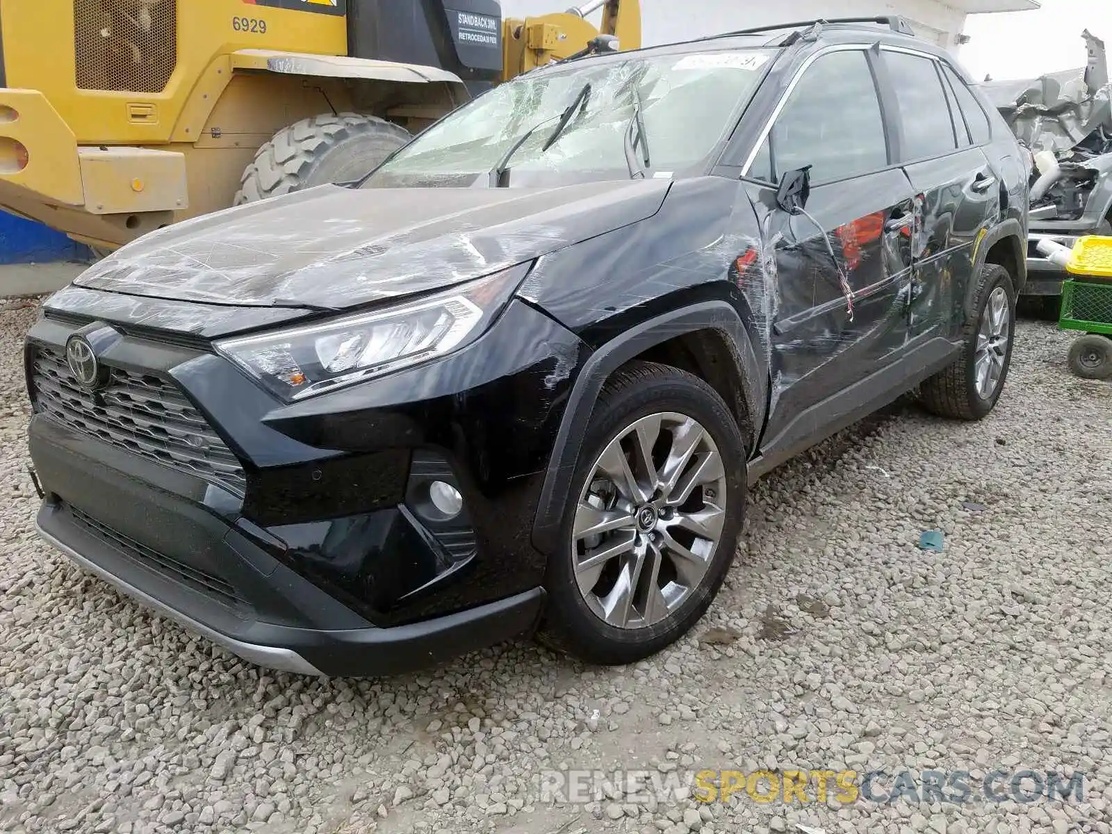 2 Photograph of a damaged car JTMN1RFV0KD507437 TOYOTA RAV4 2019