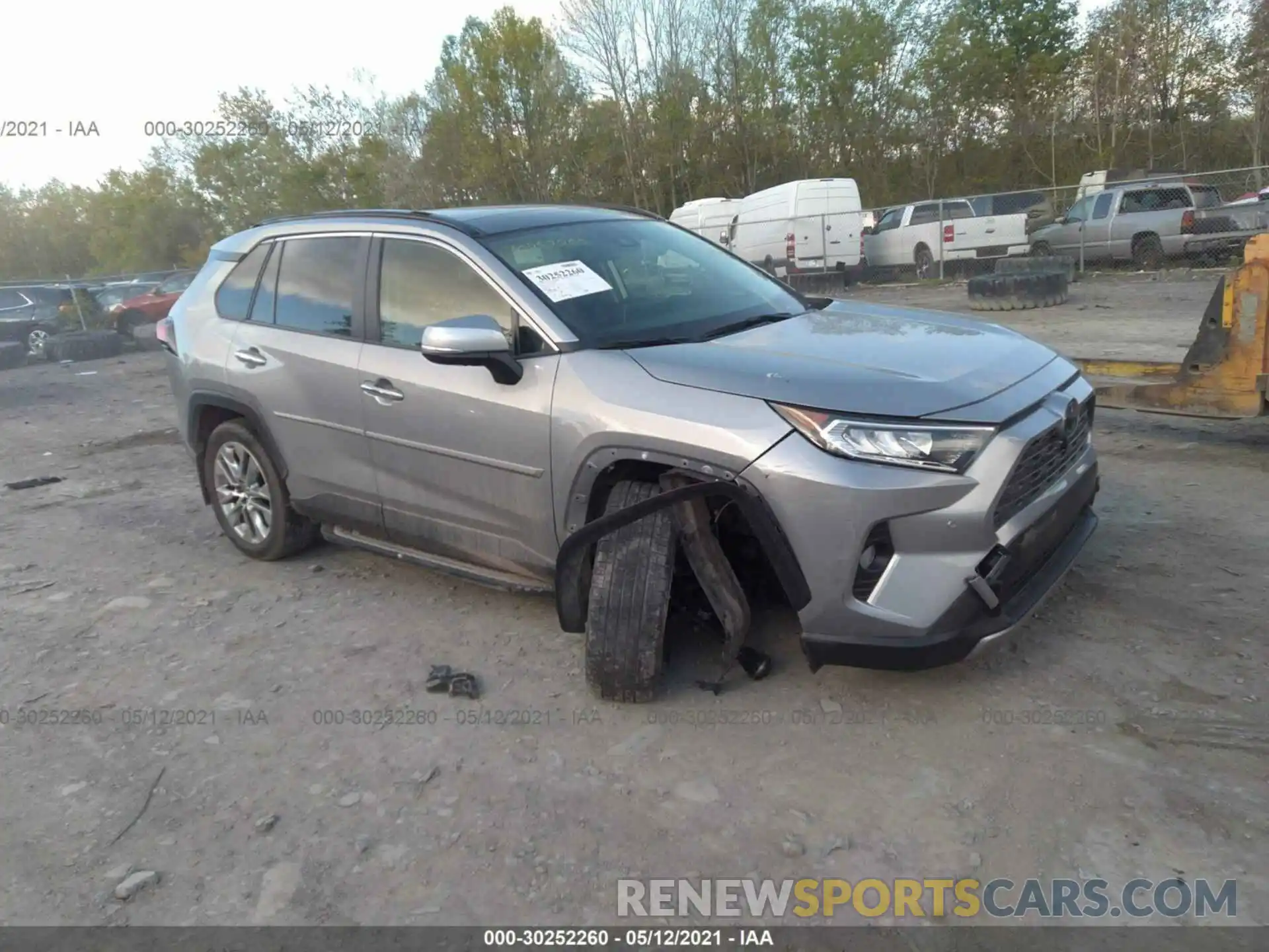 1 Photograph of a damaged car JTMN1RFV0KD510502 TOYOTA RAV4 2019