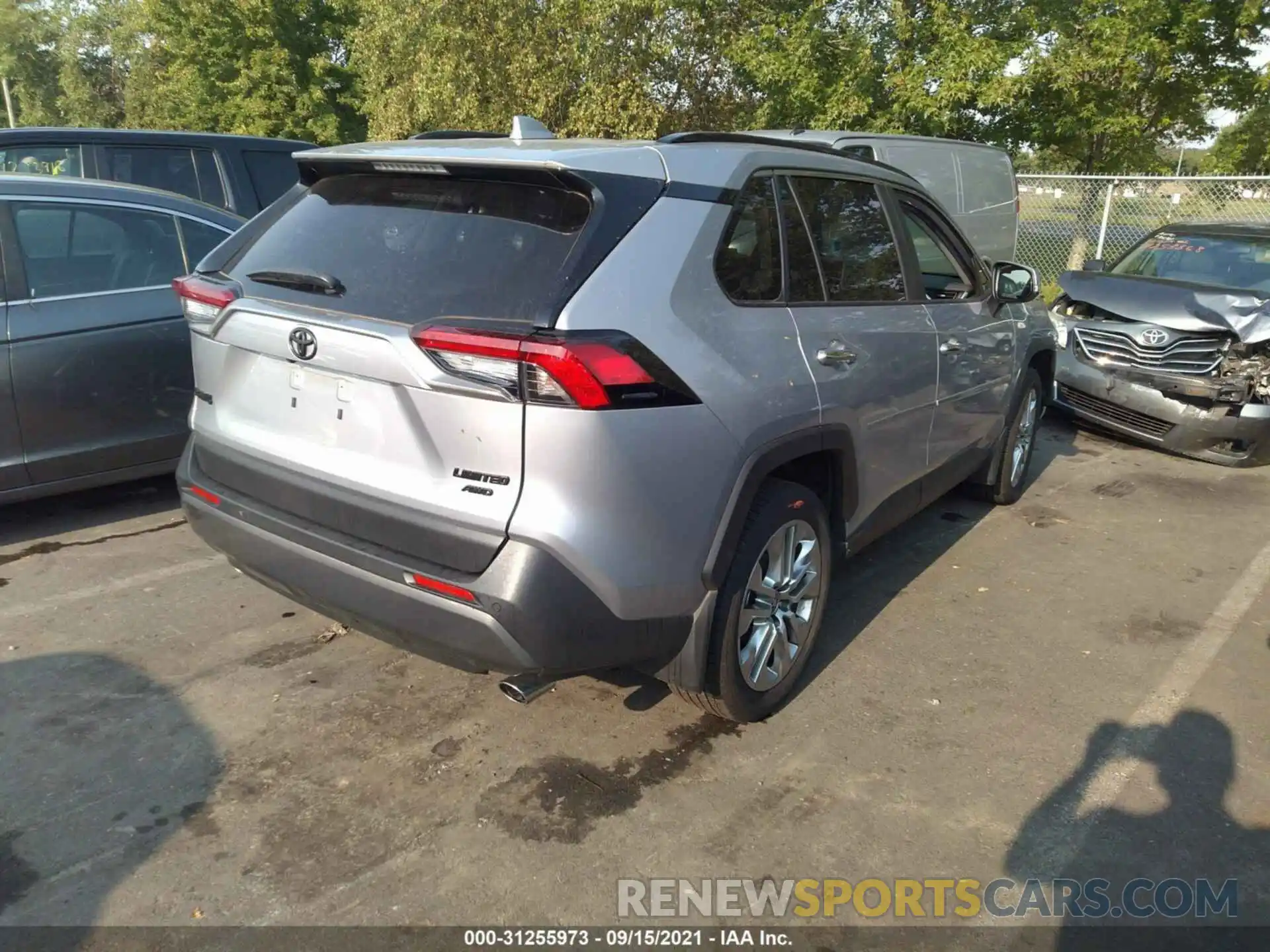 4 Фотография поврежденного автомобиля JTMN1RFV0KD522861 TOYOTA RAV4 2019