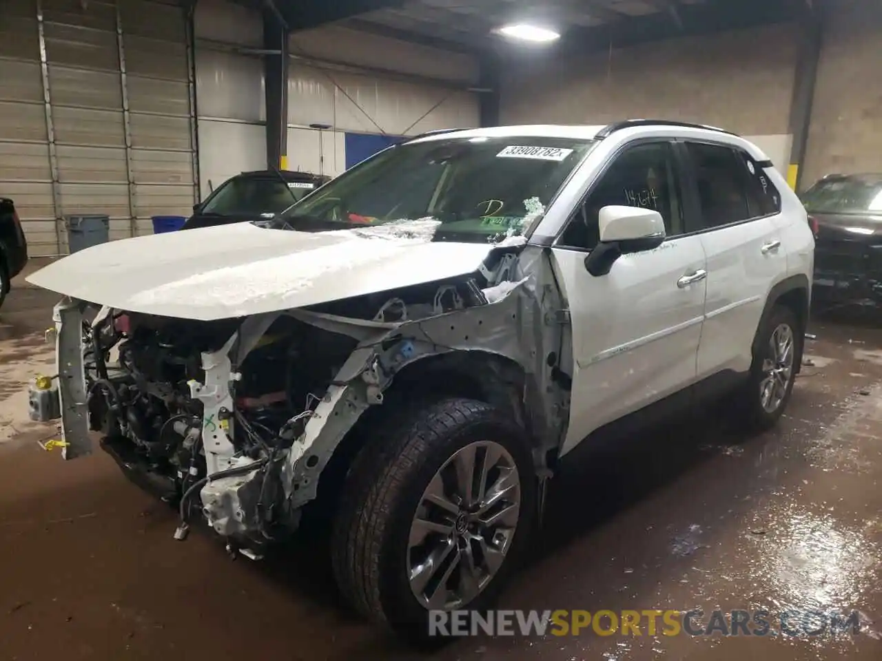 2 Photograph of a damaged car JTMN1RFV0KJ002743 TOYOTA RAV4 2019