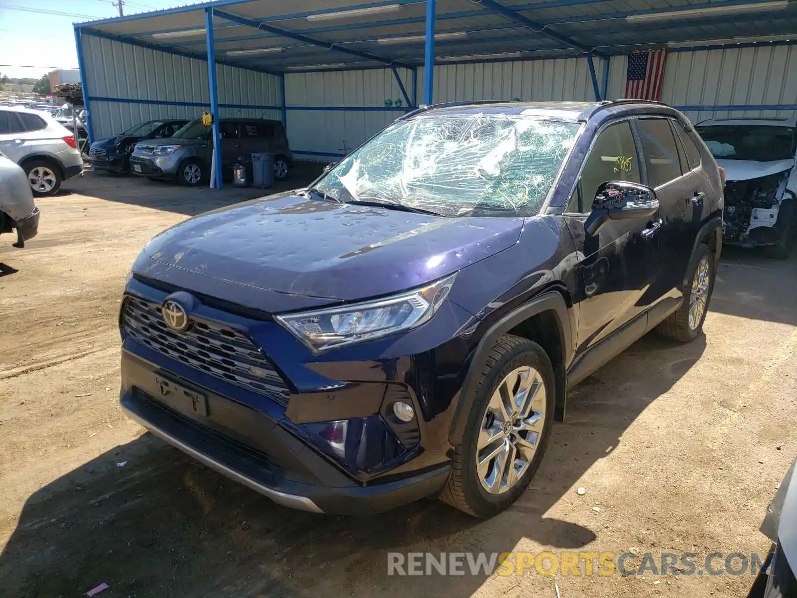 2 Фотография поврежденного автомобиля JTMN1RFV1KD012261 TOYOTA RAV4 2019