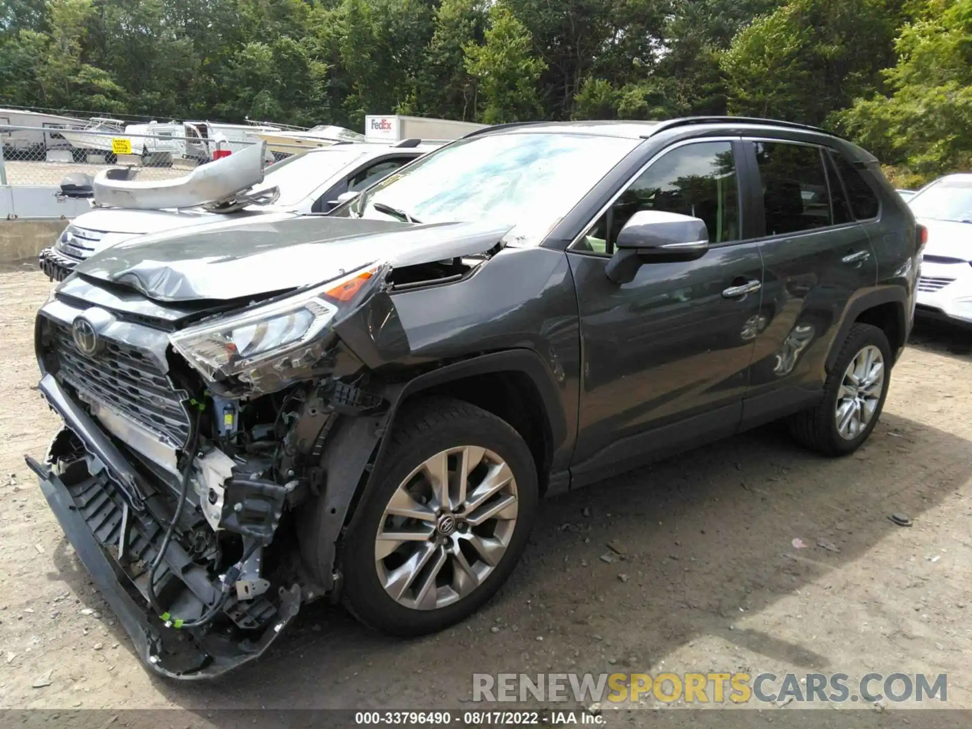 2 Photograph of a damaged car JTMN1RFV1KD034194 TOYOTA RAV4 2019