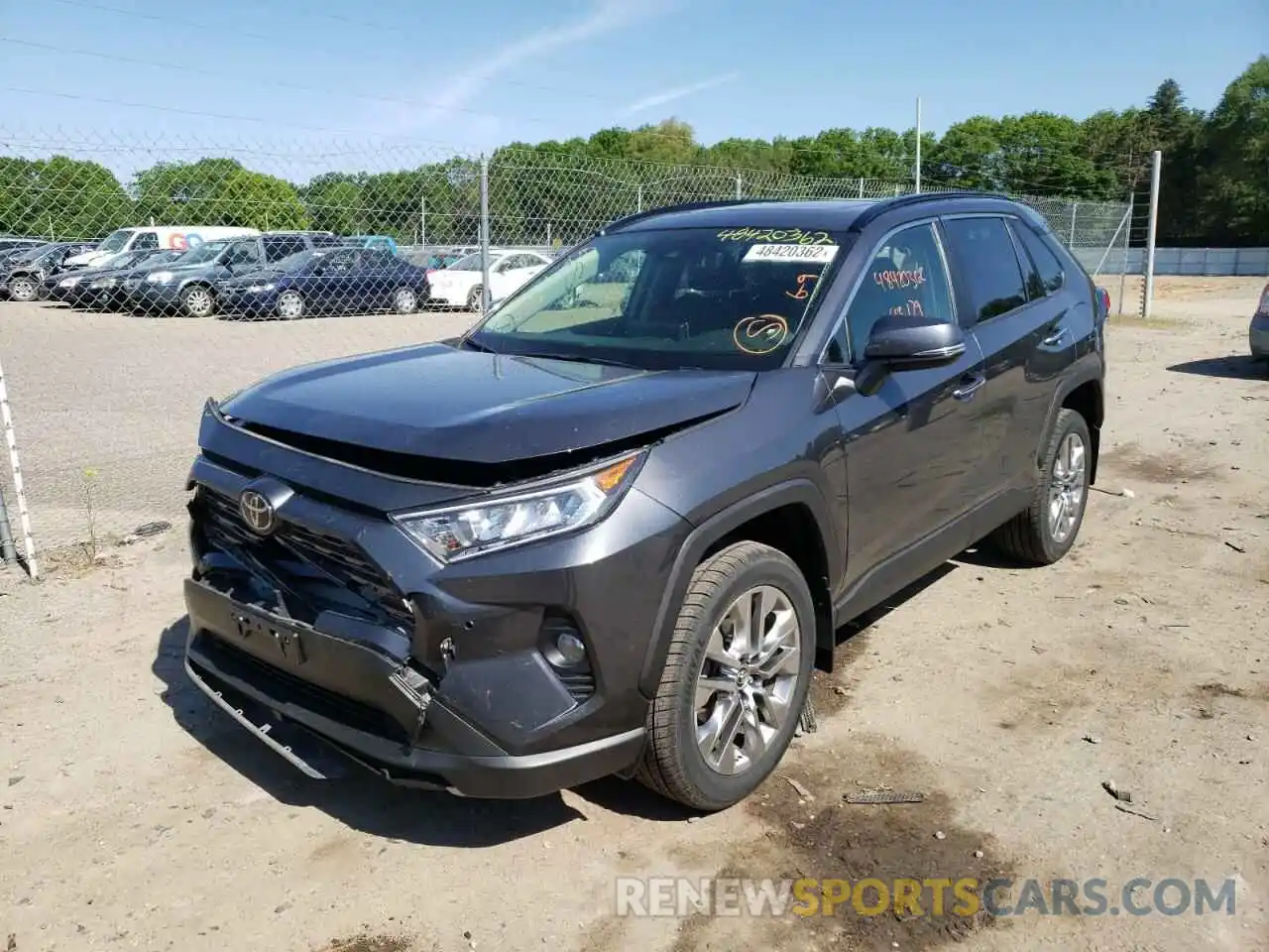 2 Фотография поврежденного автомобиля JTMN1RFV1KD502554 TOYOTA RAV4 2019