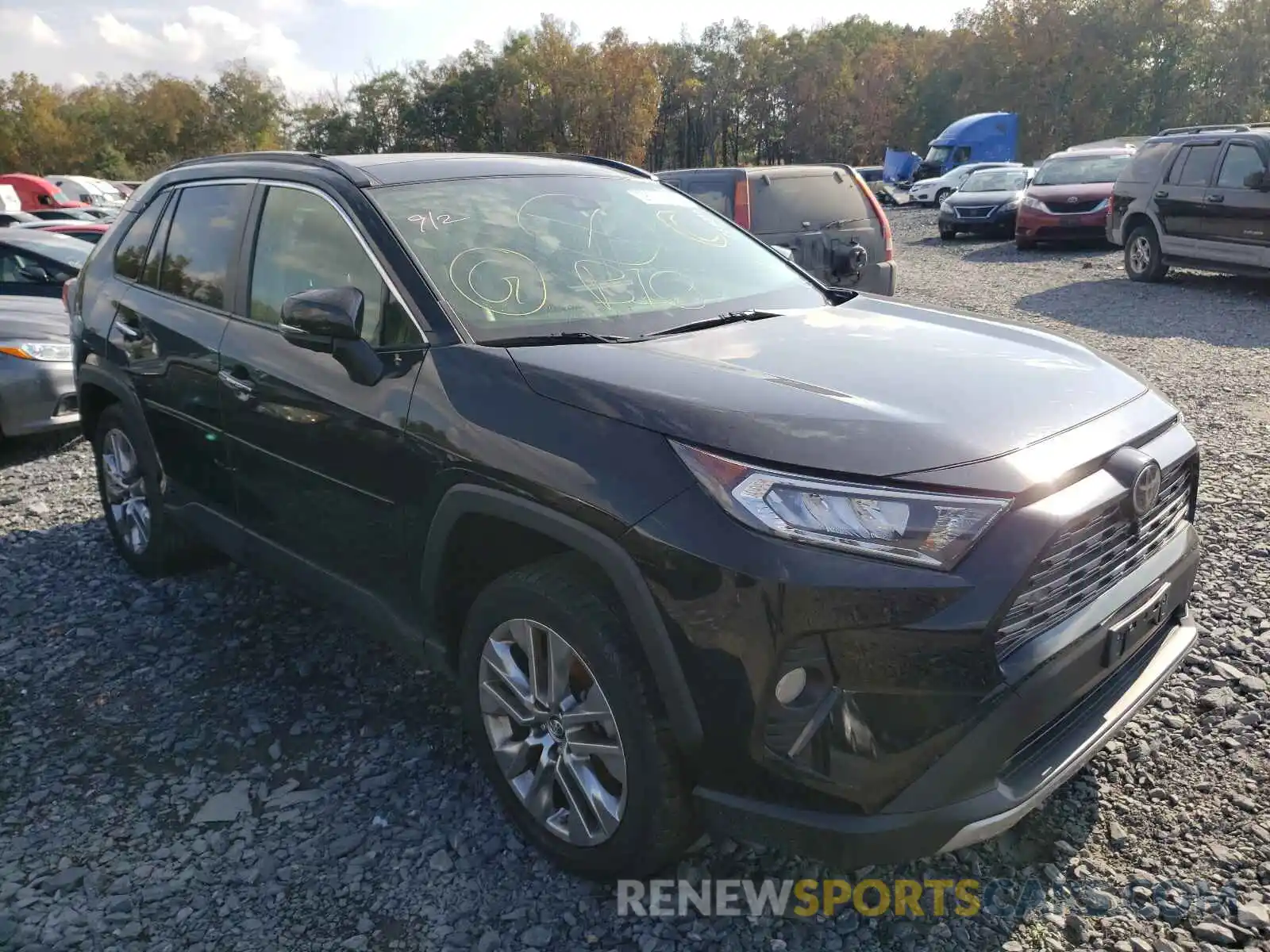 1 Photograph of a damaged car JTMN1RFV1KD502781 TOYOTA RAV4 2019