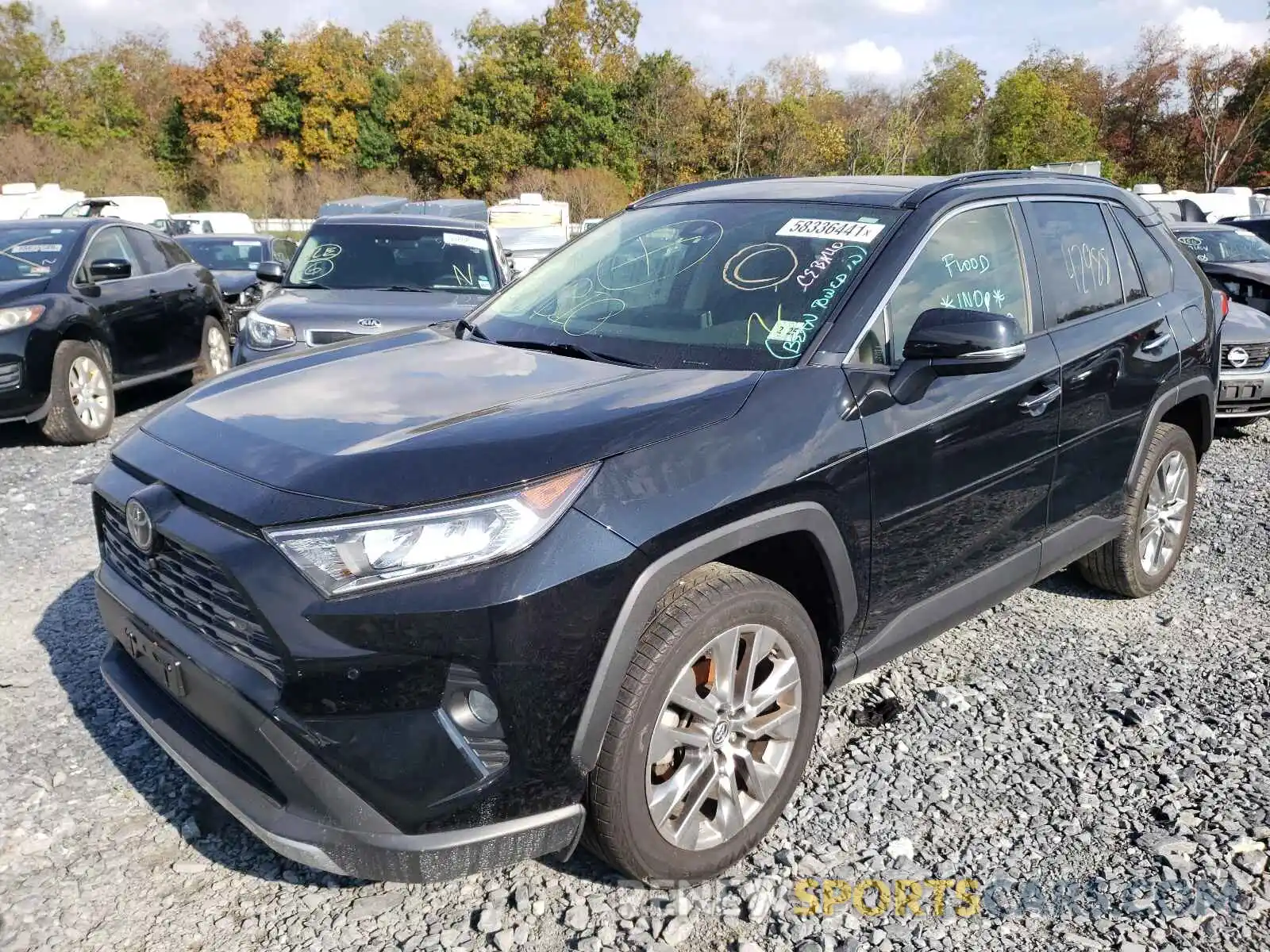 2 Photograph of a damaged car JTMN1RFV1KD502781 TOYOTA RAV4 2019