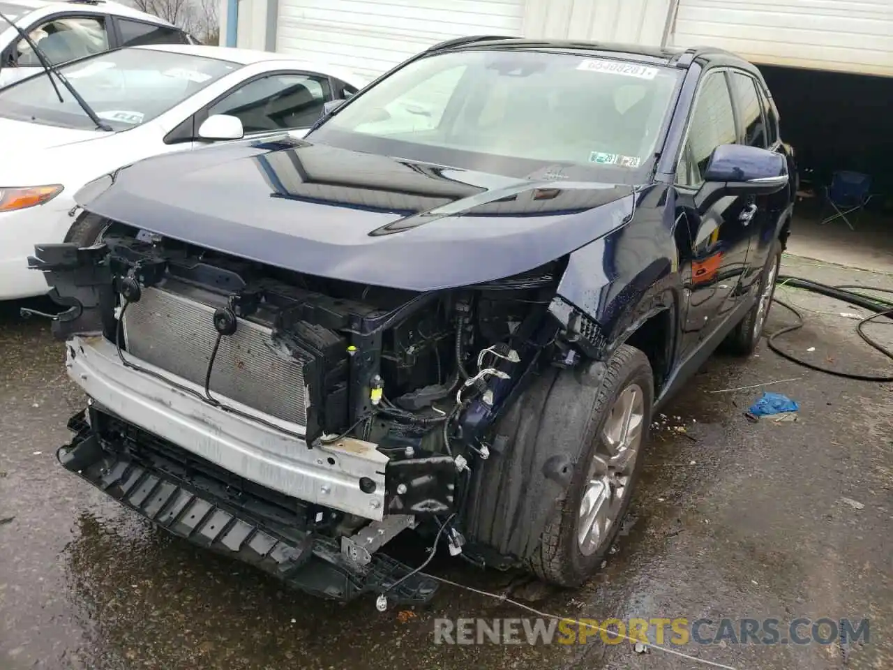 2 Photograph of a damaged car JTMN1RFV1KD519709 TOYOTA RAV4 2019