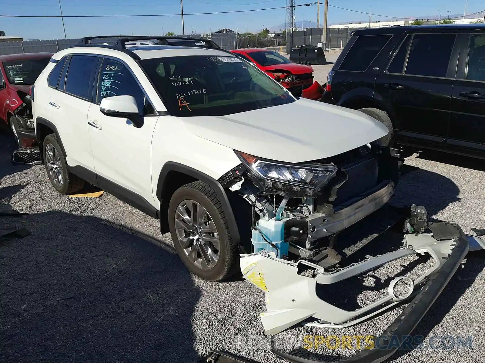 1 Photograph of a damaged car JTMN1RFV1KJ023200 TOYOTA RAV4 2019