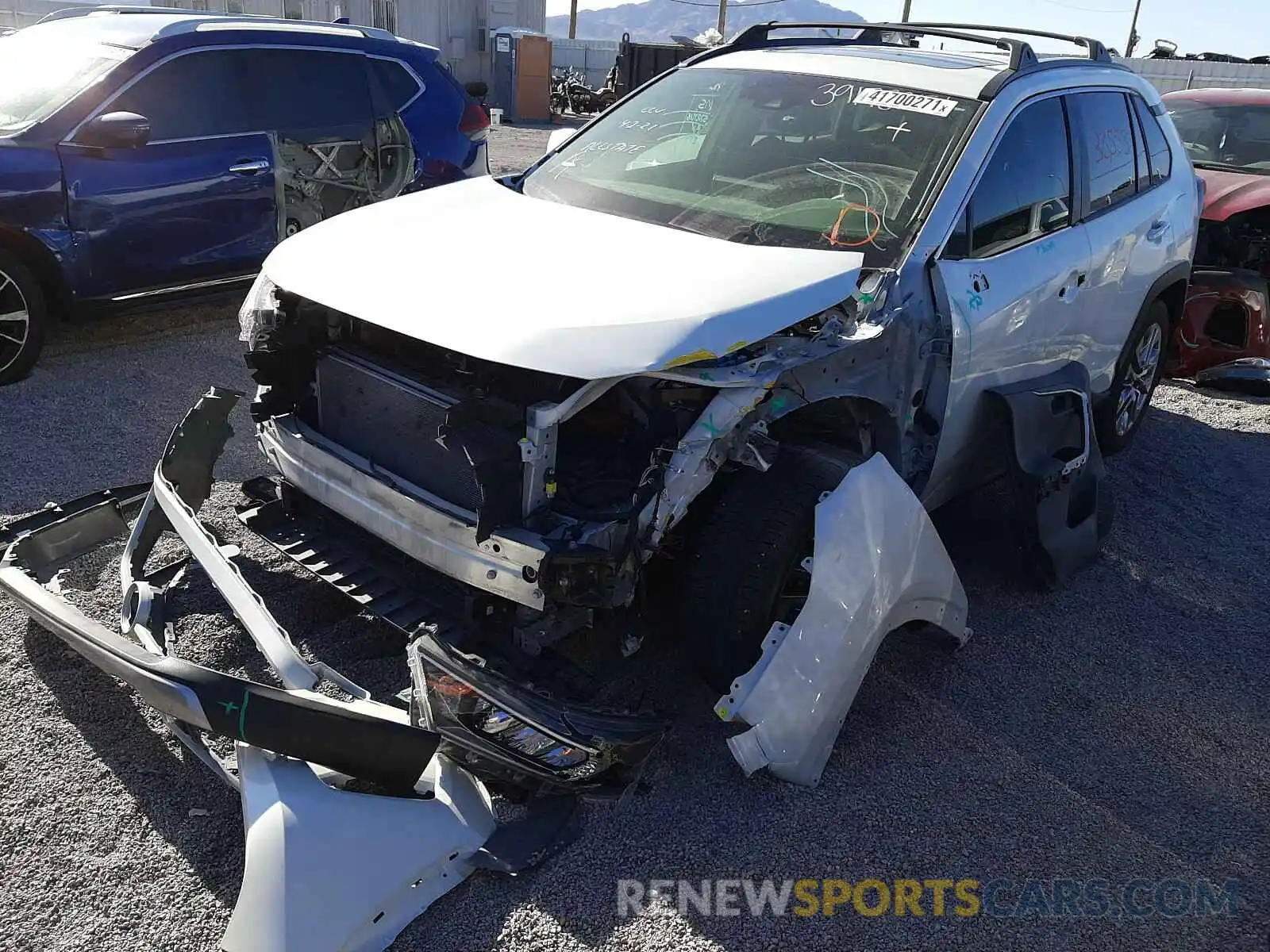 2 Photograph of a damaged car JTMN1RFV1KJ023200 TOYOTA RAV4 2019