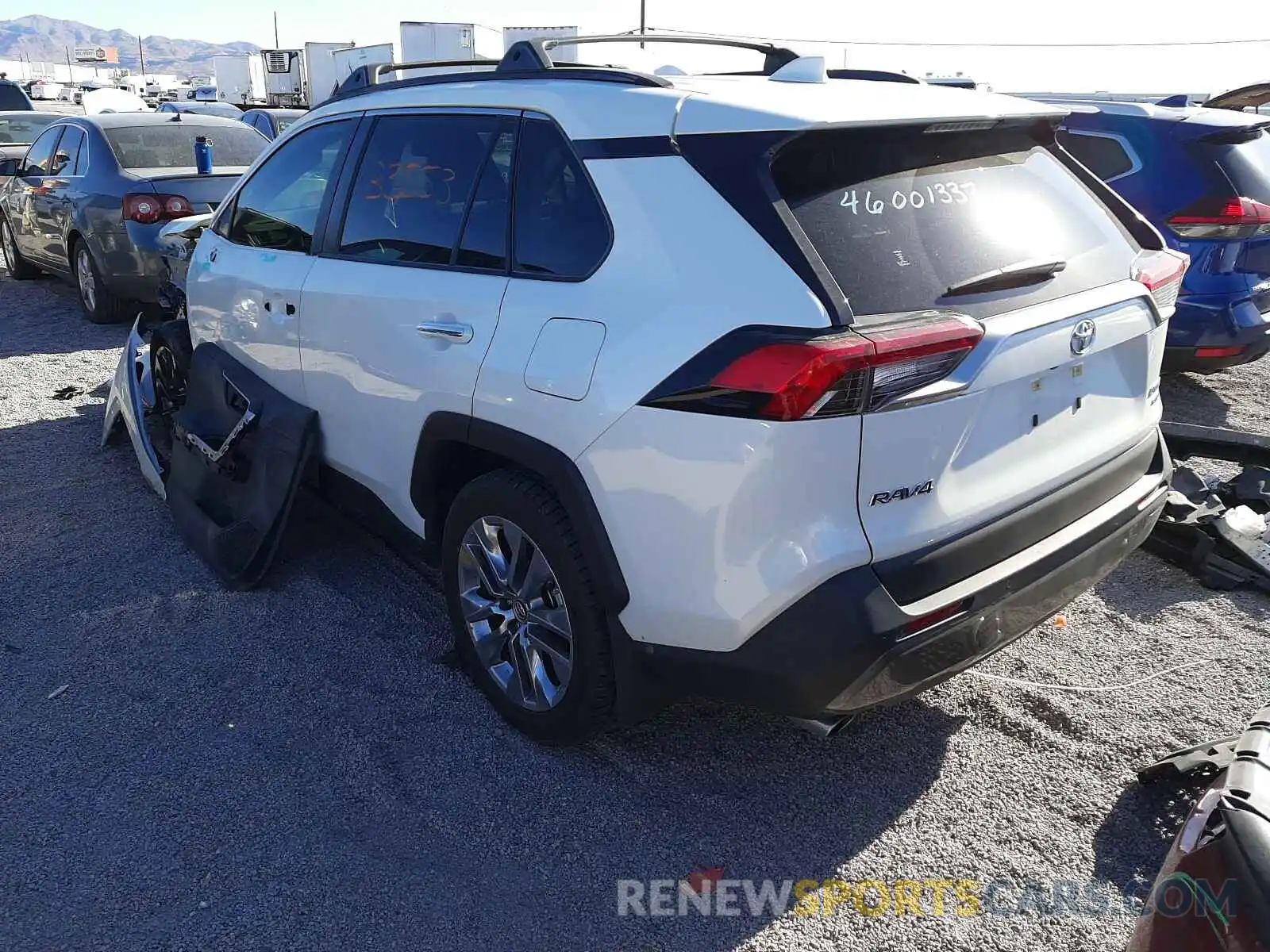 3 Photograph of a damaged car JTMN1RFV1KJ023200 TOYOTA RAV4 2019